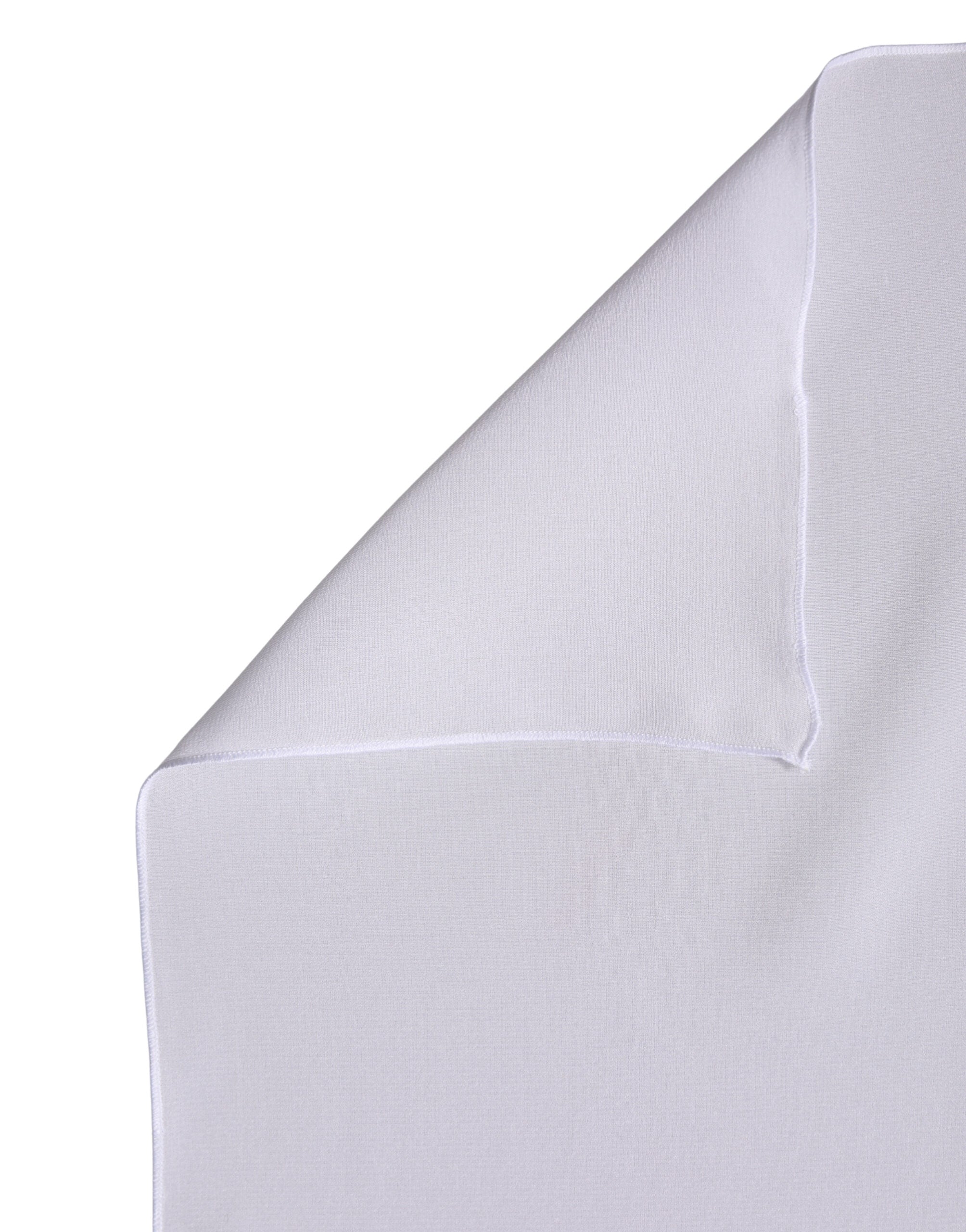 Dolce & Gabbana Weißer Seiden-Nackenschal Stola 200cm x 64cm Schal-3