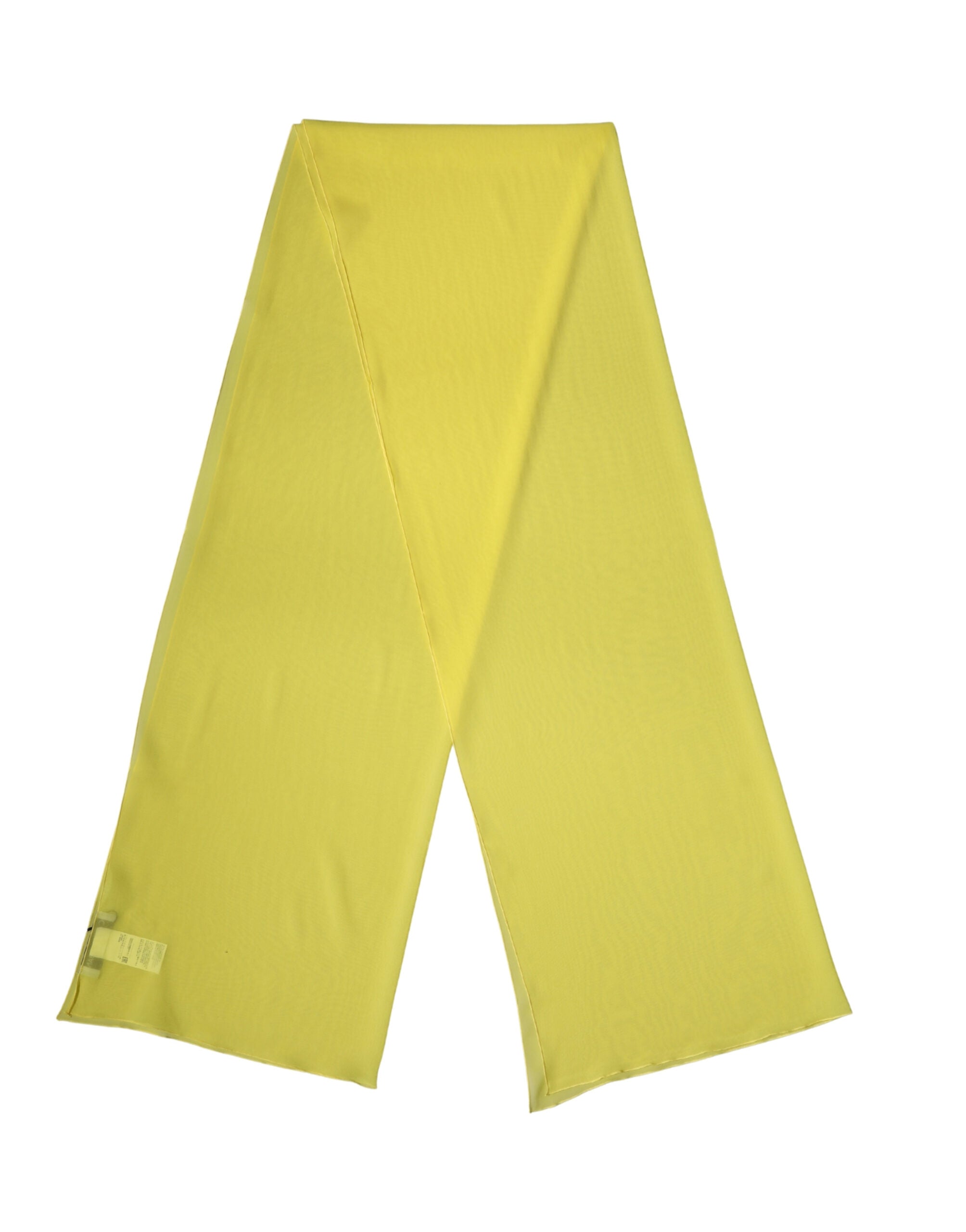 Dolce & Gabbana Gelber Seiden-Nackenschal Stola 200cm x 64cm Schal-1