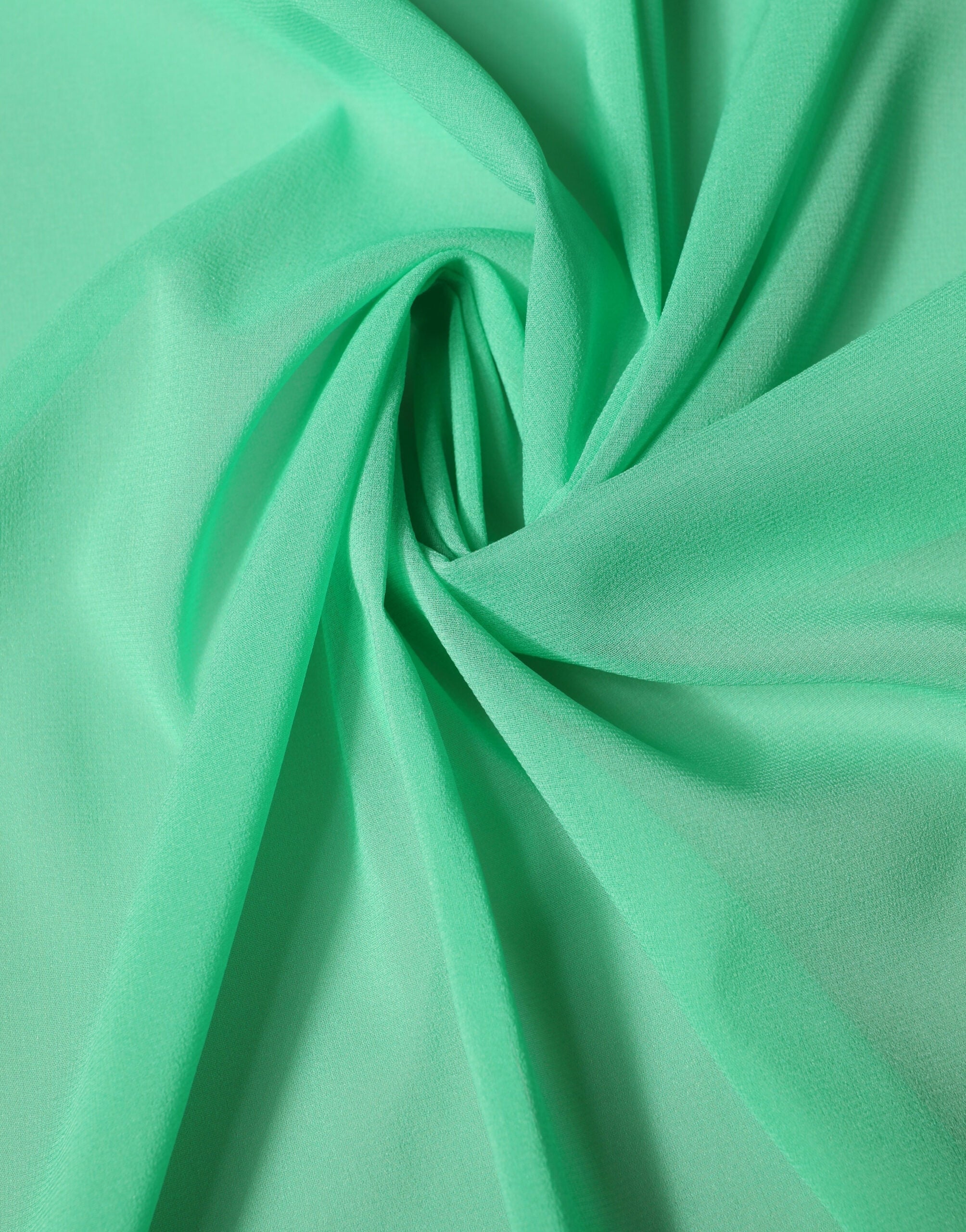 Dolce & Gabbana Green Silk Neck Wrap Stole 200cm x 64cm Scarf-4