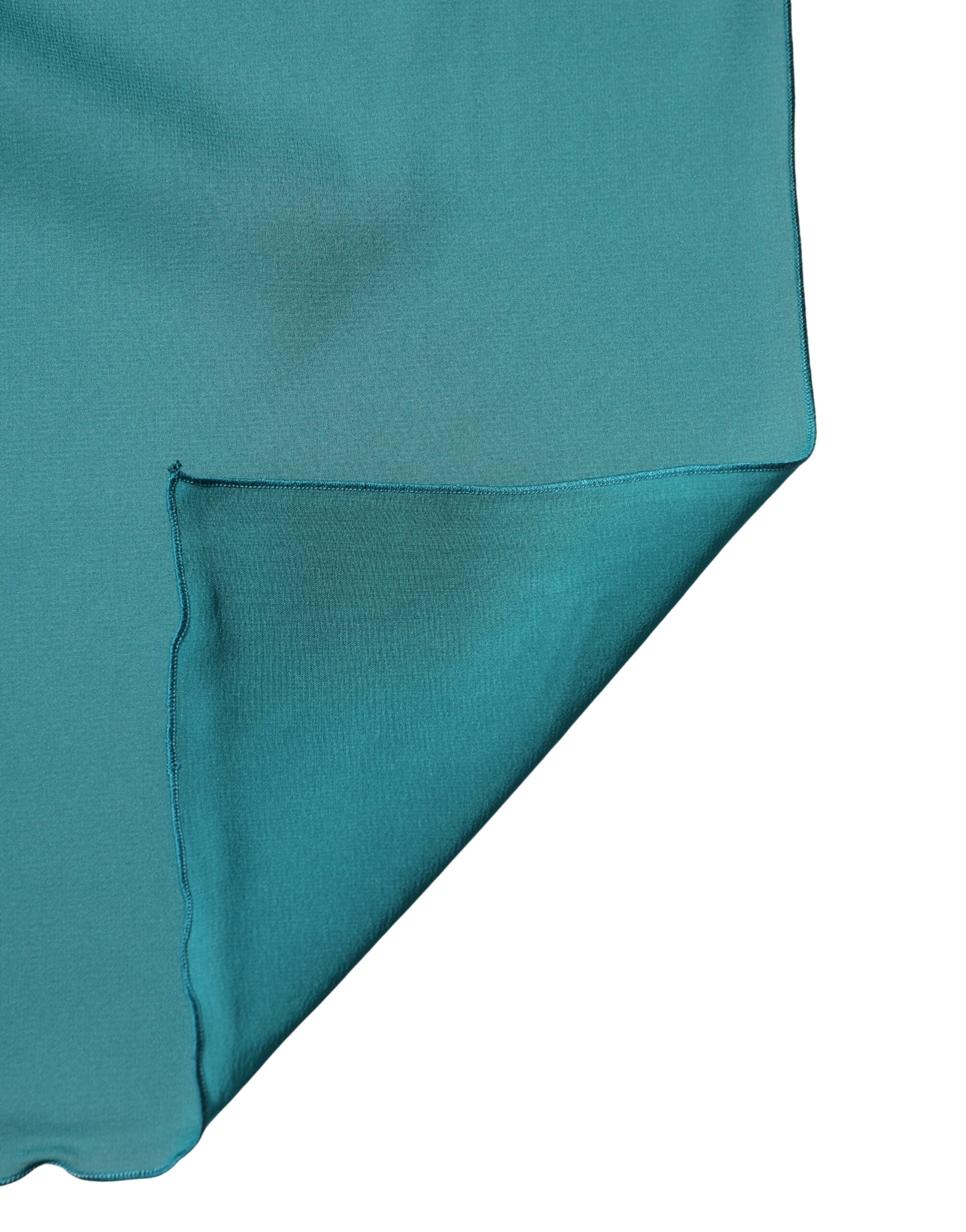 Dolce & Gabbana Blue-Green Silk Scarf Stole 200cm x 64cm-3