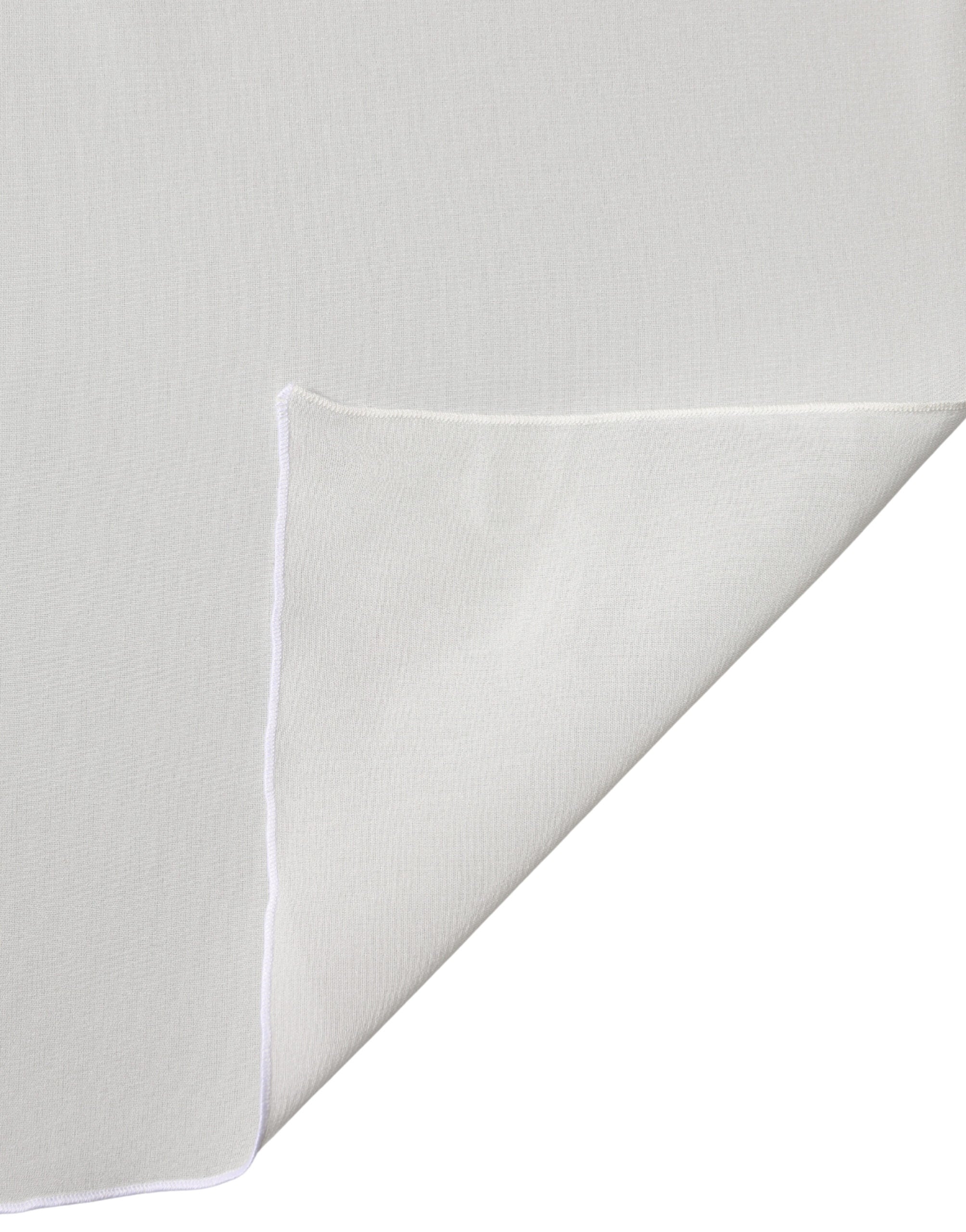 Dolce & Gabbana Off White Silk Scarf Shawl Stole 200cm x 64cm Fabric-3