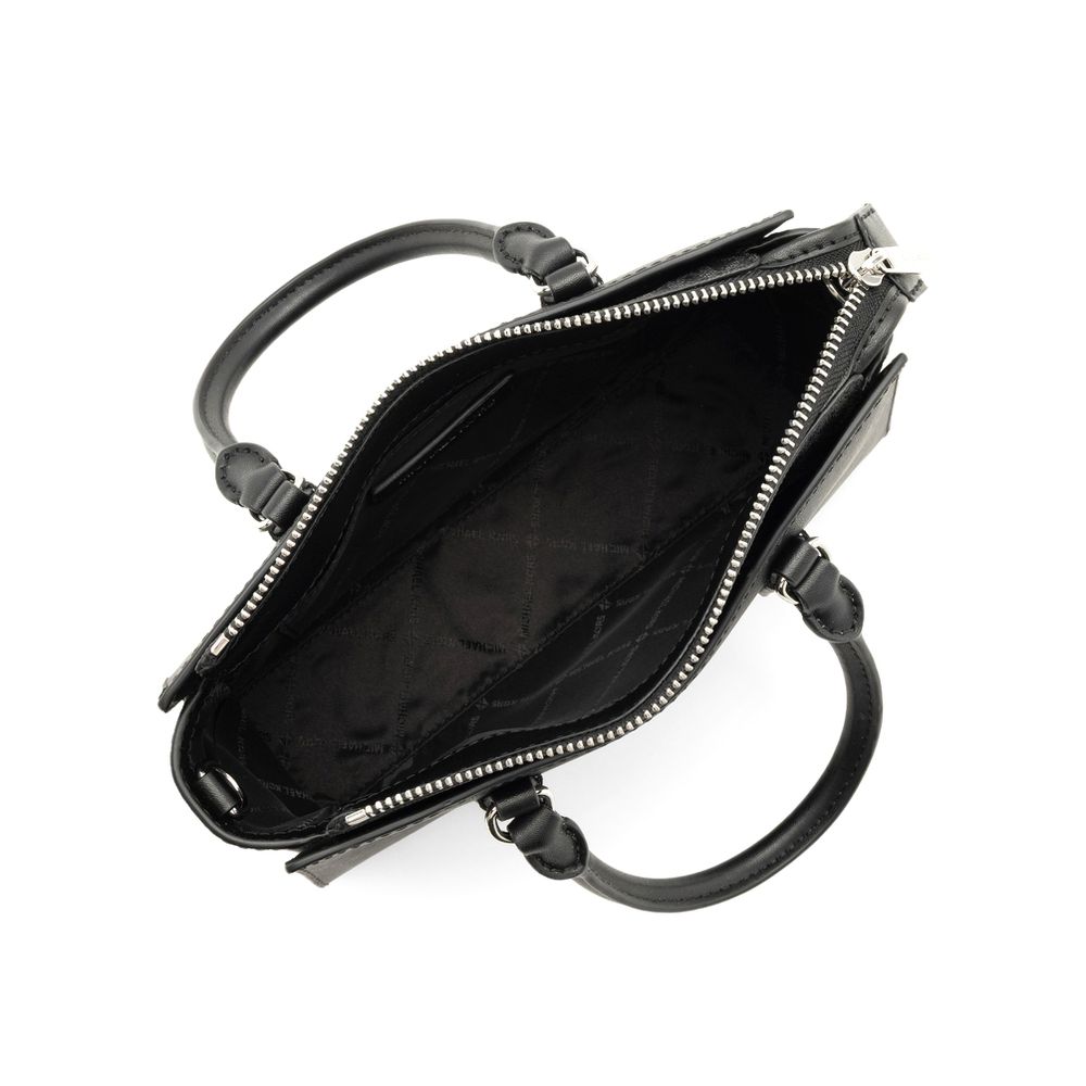 Michael Kors Schwarze Canvas Handtasche-3