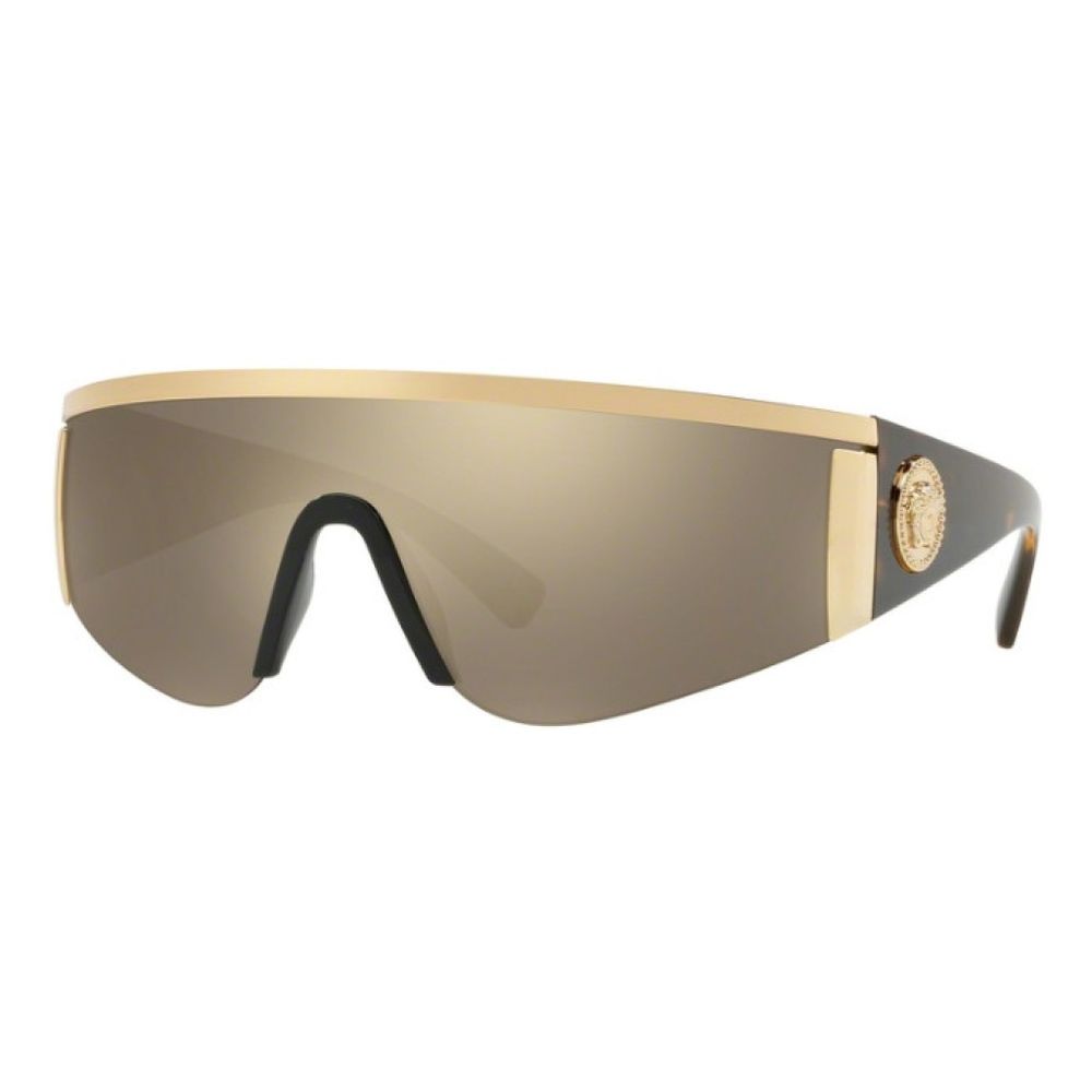 Versace sunglasses in gold acetate