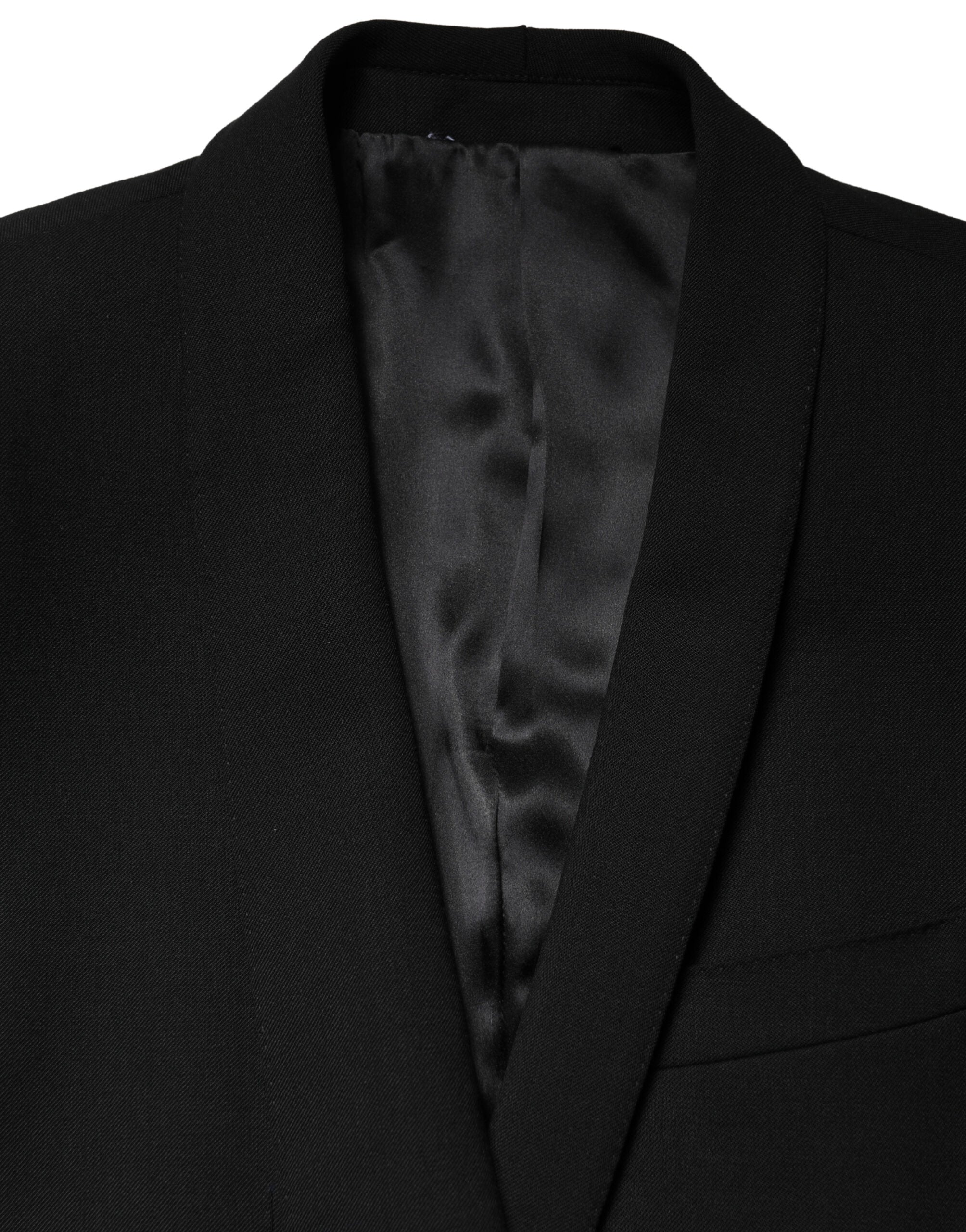 Dolce & Gabbana Embellished Single-Breasted Black Blazer-7