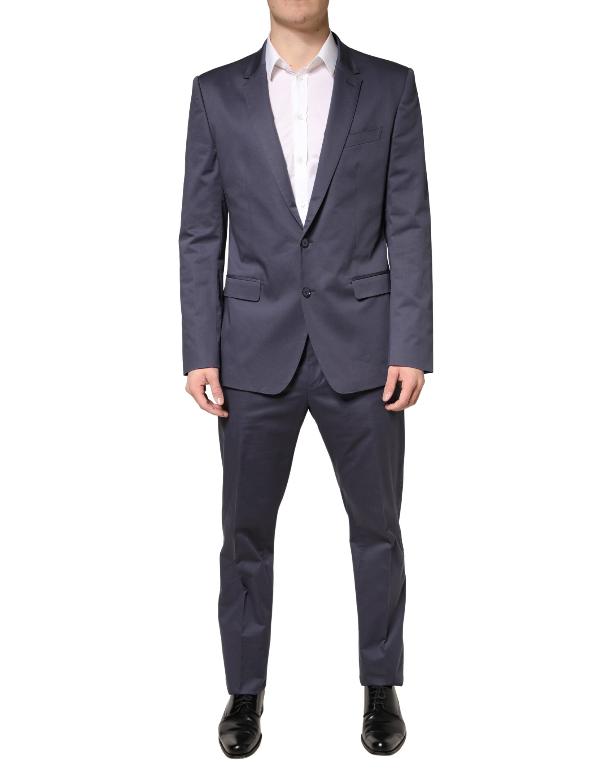 Dolce & Gabbana Blue MARTINI 2-Piece Single-Breasted Suit-1