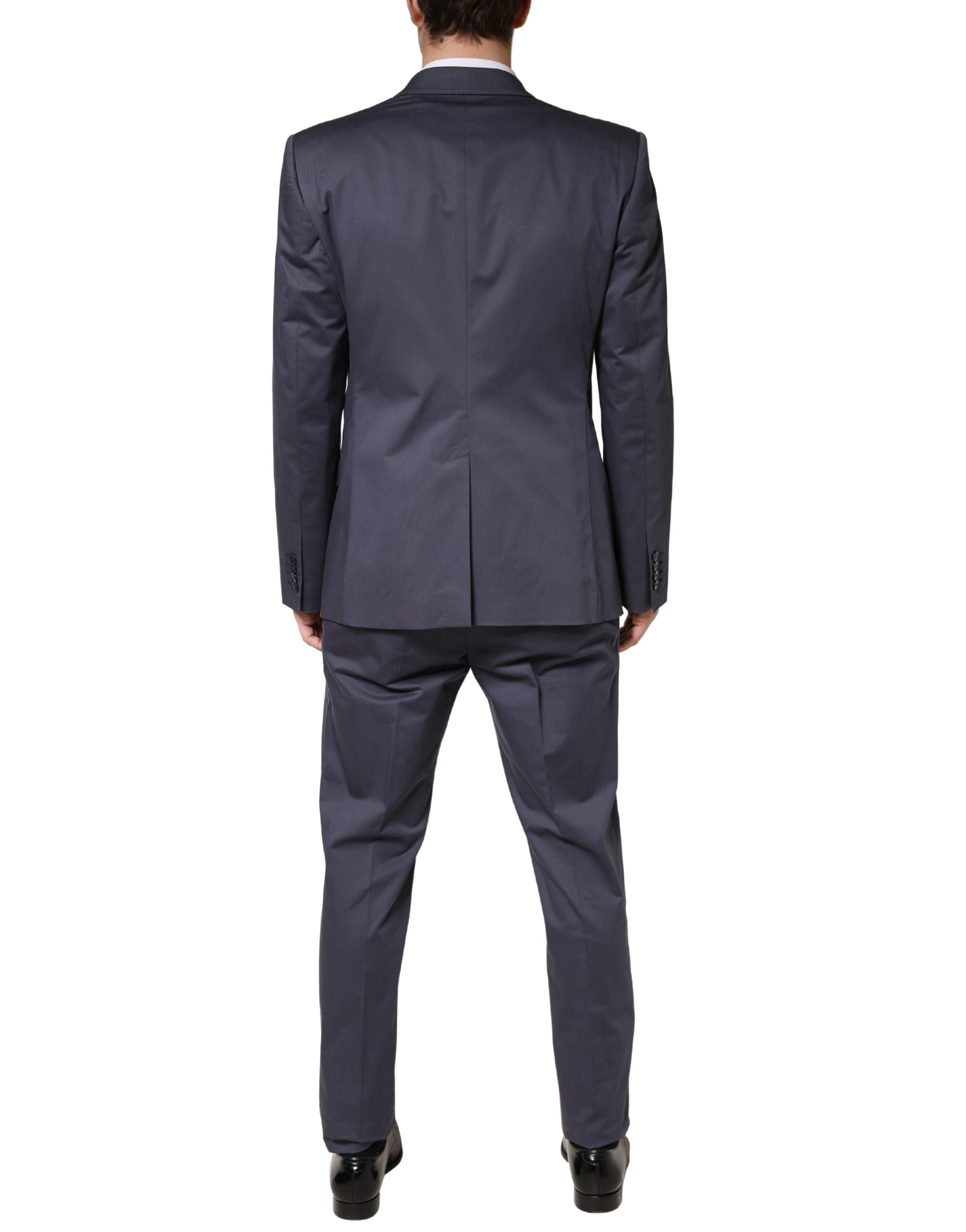 Dolce & Gabbana Blue MARTINI 2-Piece Single-Breasted Suit-4