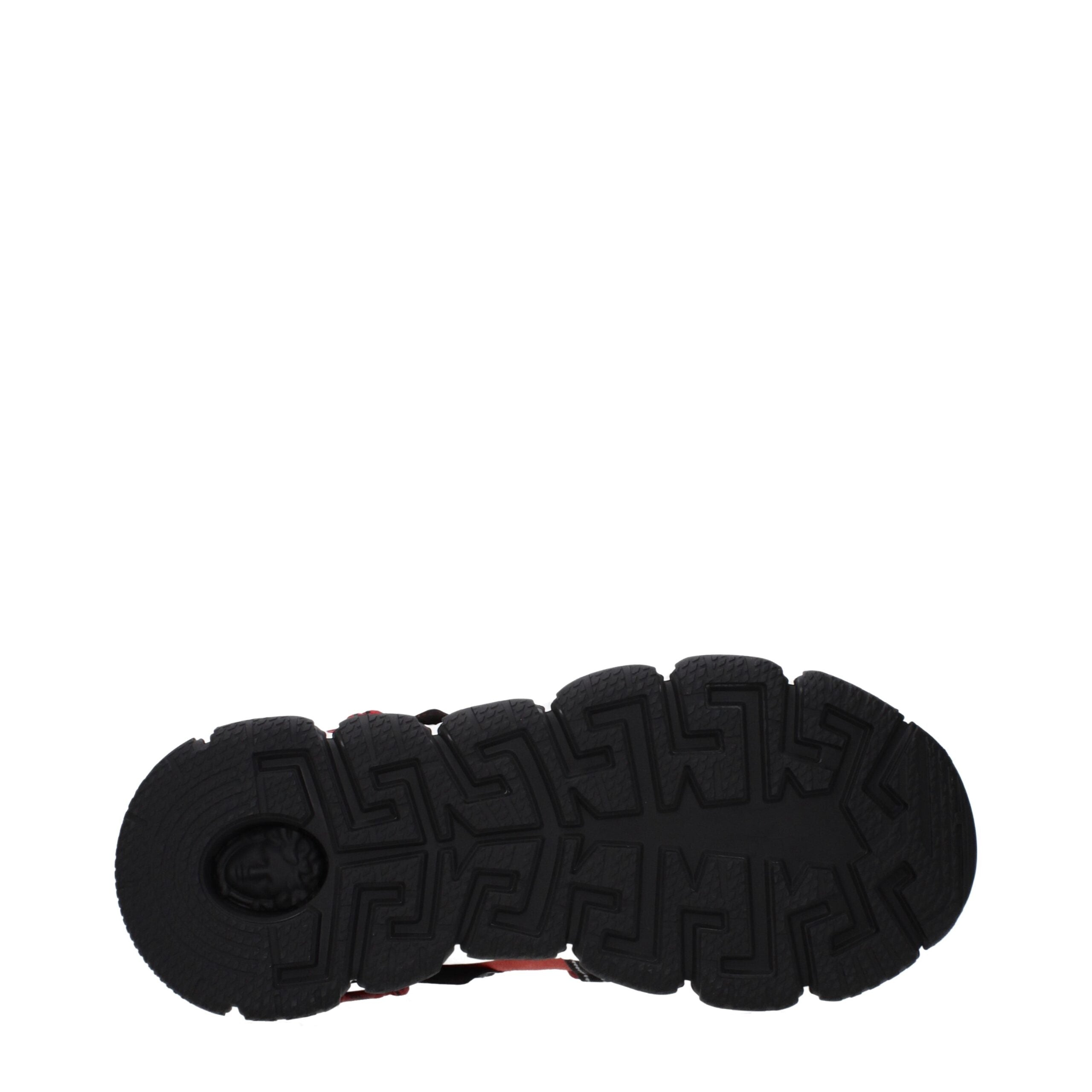 Versace Graue Leder Chunky Sneaker-5
