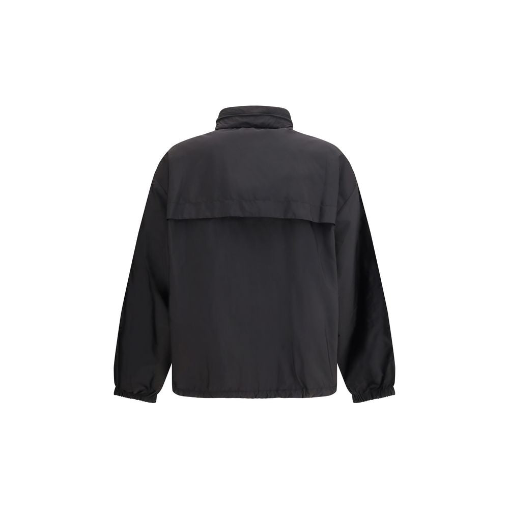 Prada Schwarze Polyamid-Shell-Jacke-2