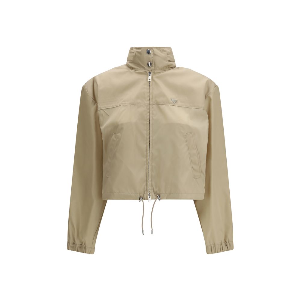 Prada Beige Jacke aus recyceltem Polyamid-1