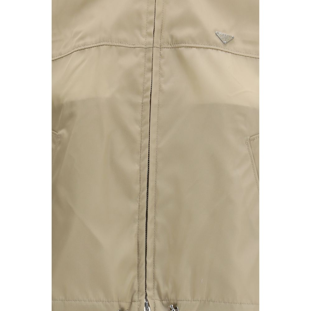 Prada Beige Jacke aus recyceltem Polyamid-3
