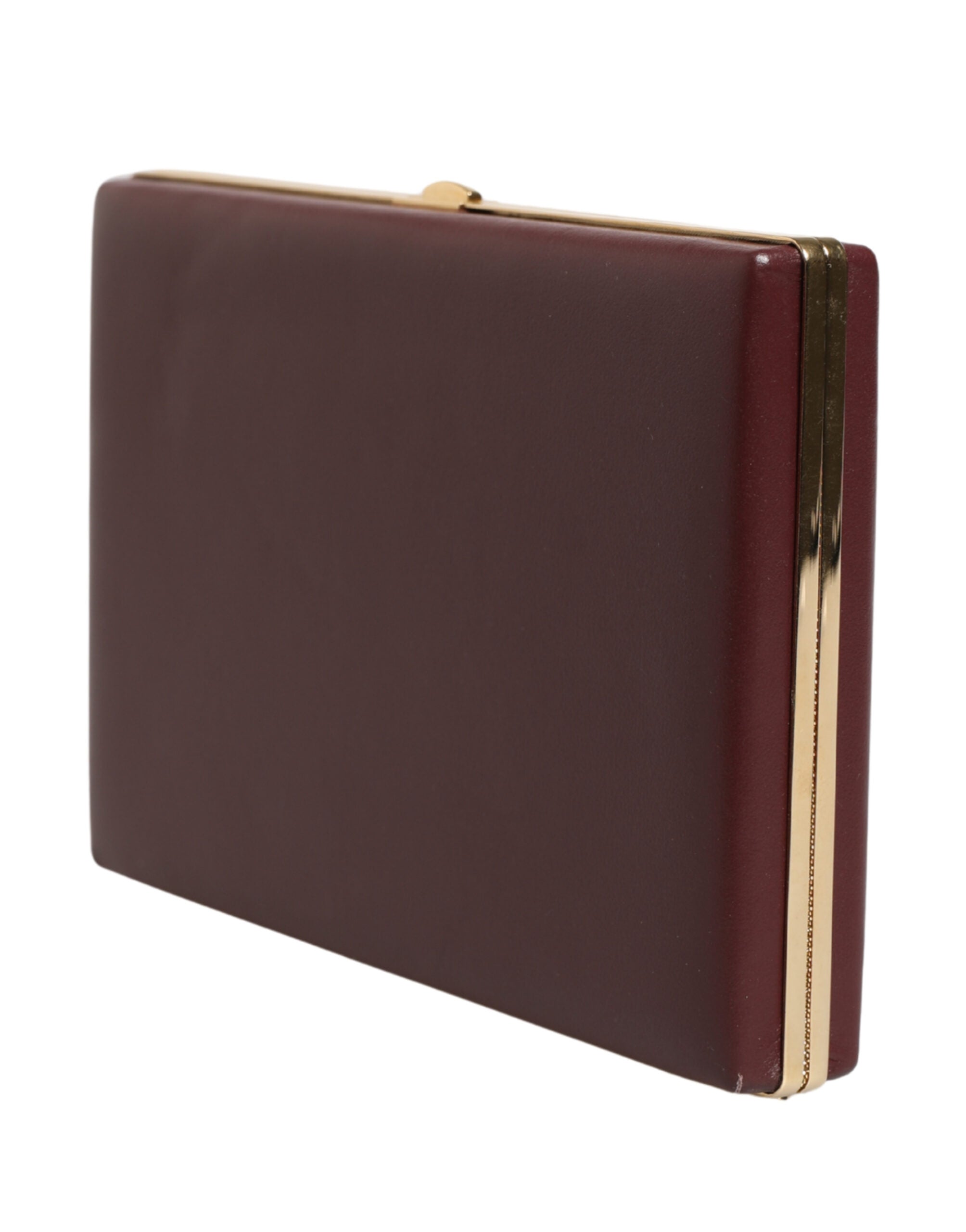 Dolce & Gabbana Women's Brown Calfskin Clutch - Evening Bag-3
