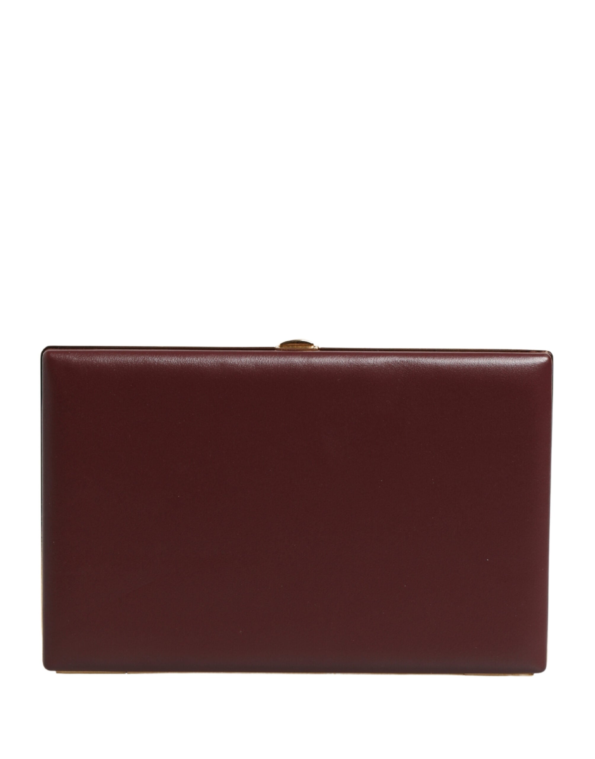 Dolce & Gabbana Women's Brown Calfskin Clutch - Evening Bag-4