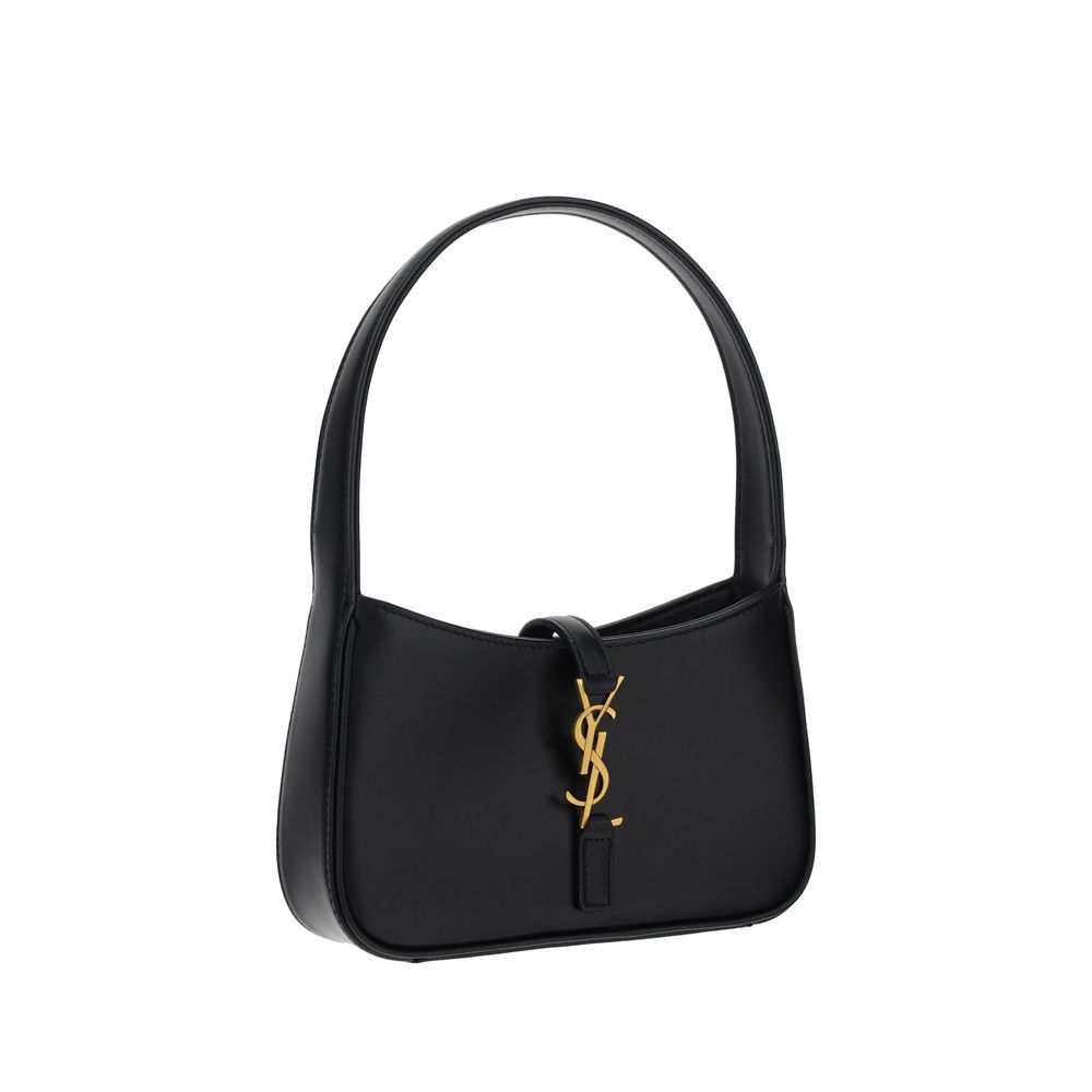 Saint Laurent Black Bos Taurus Calfskin Shoulder Bag-2