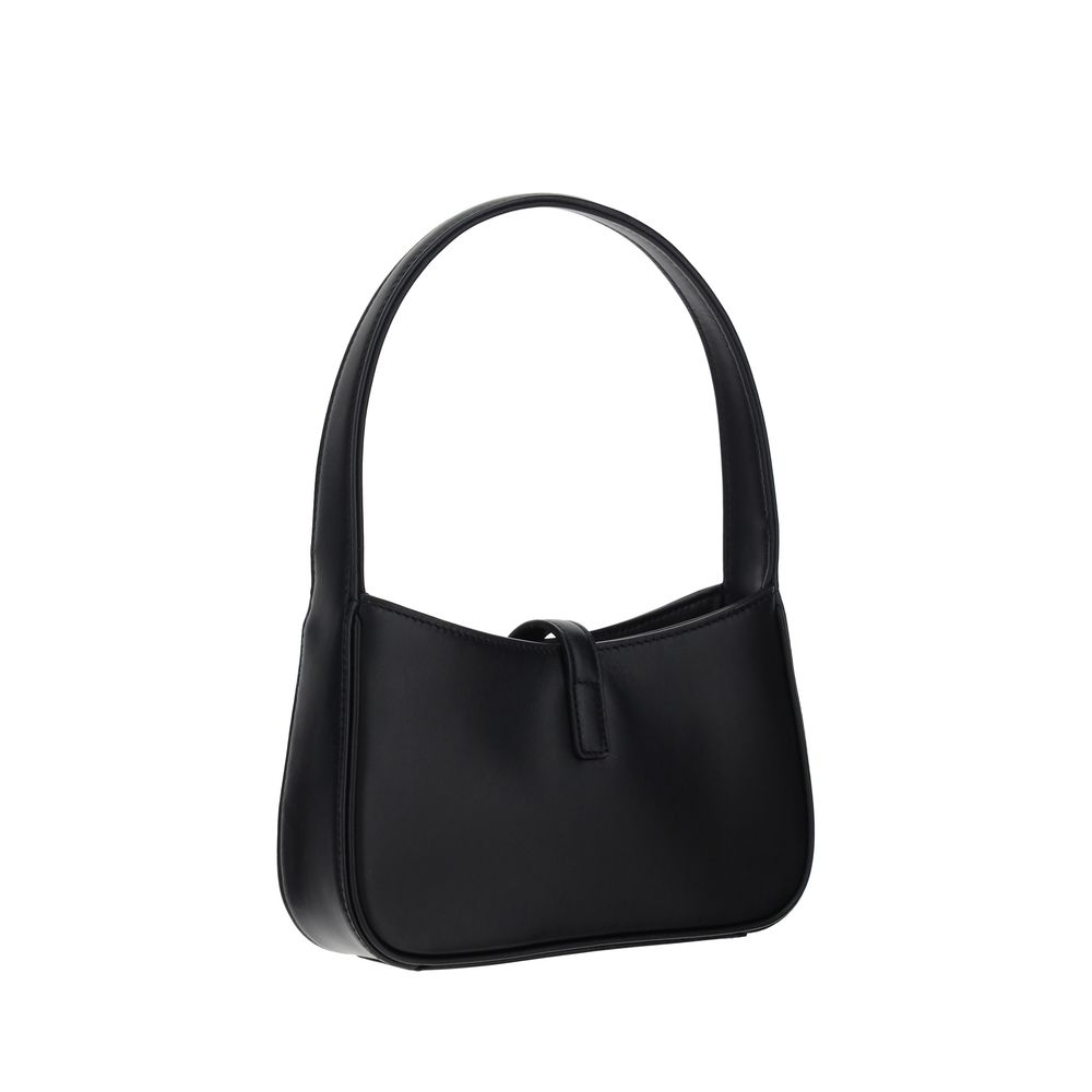 Saint Laurent Black Bos Taurus Calfskin Shoulder Bag-3