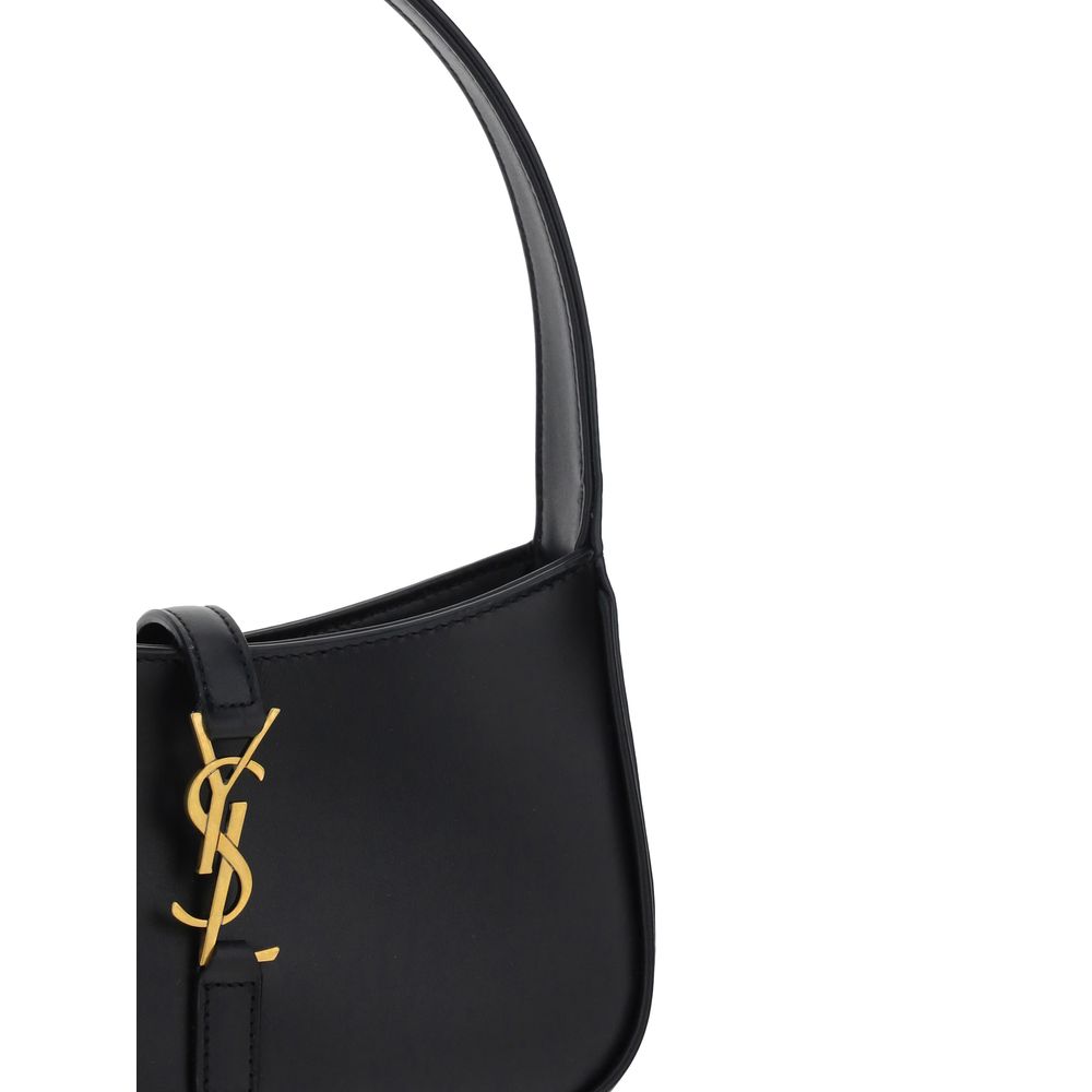 Saint Laurent Black Bos Taurus Calfskin Shoulder Bag-4