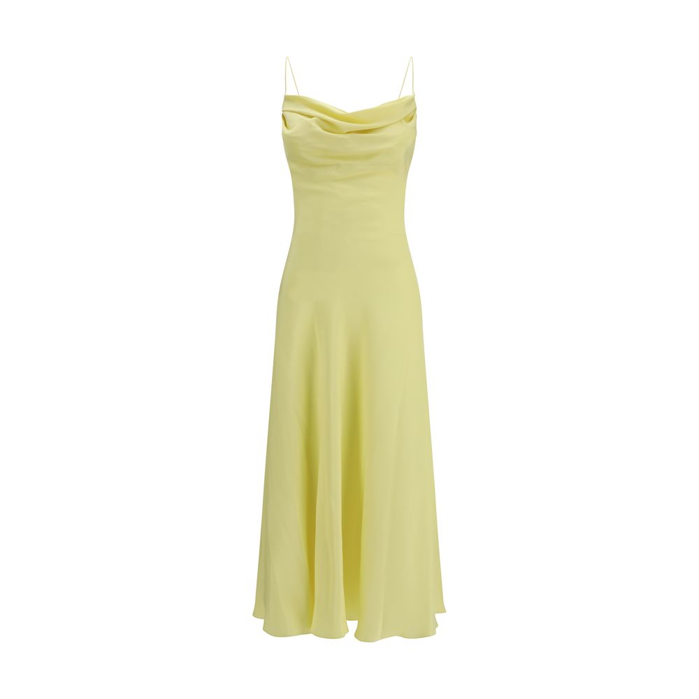 Balmain Zweifarbige Seiden-Freizeitkleid