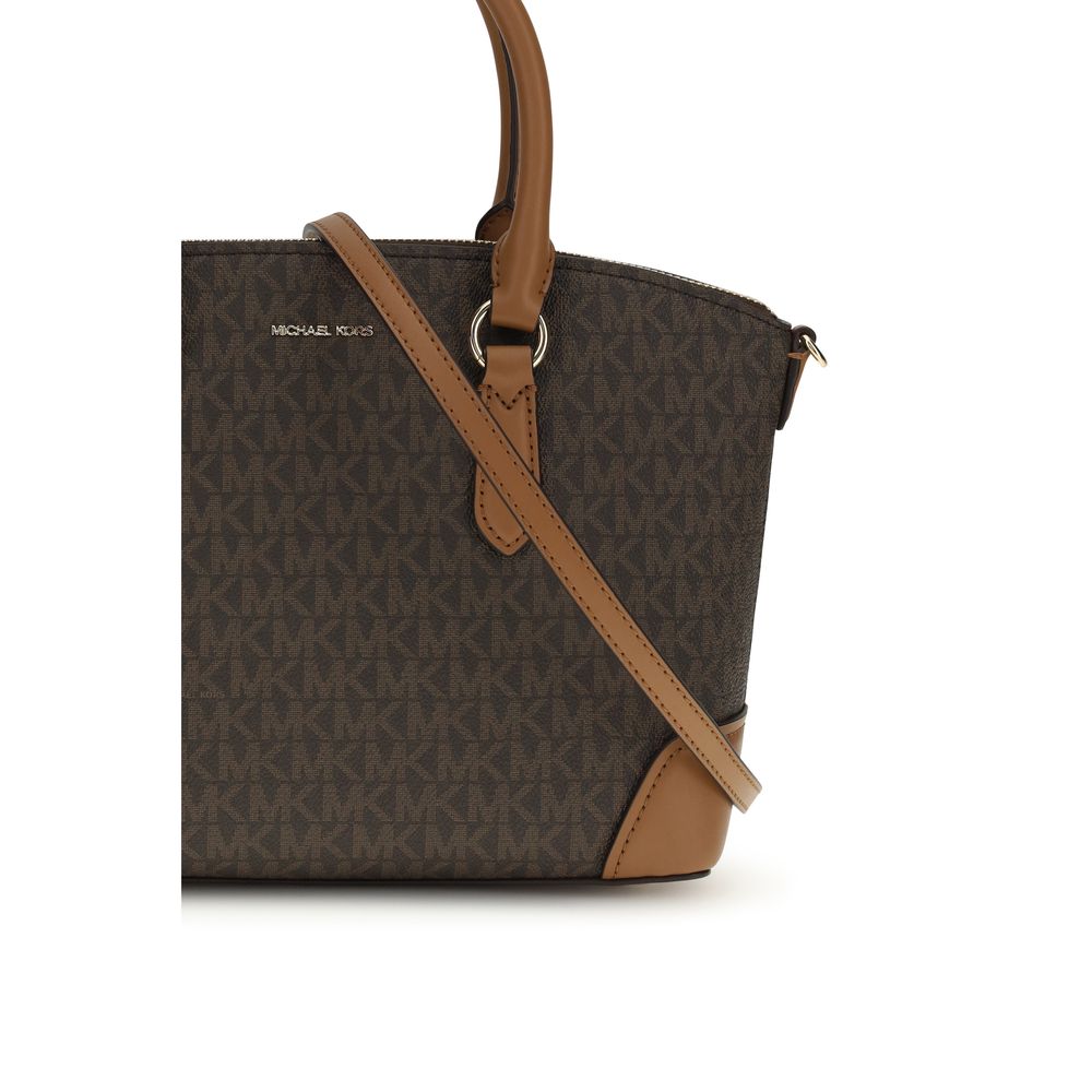 Michael Kors brown handbag made from other fibers-4