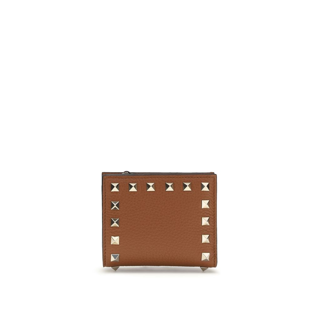 Valentino Garavani Brown Lamb Ovis Aries Aries Wallet-1