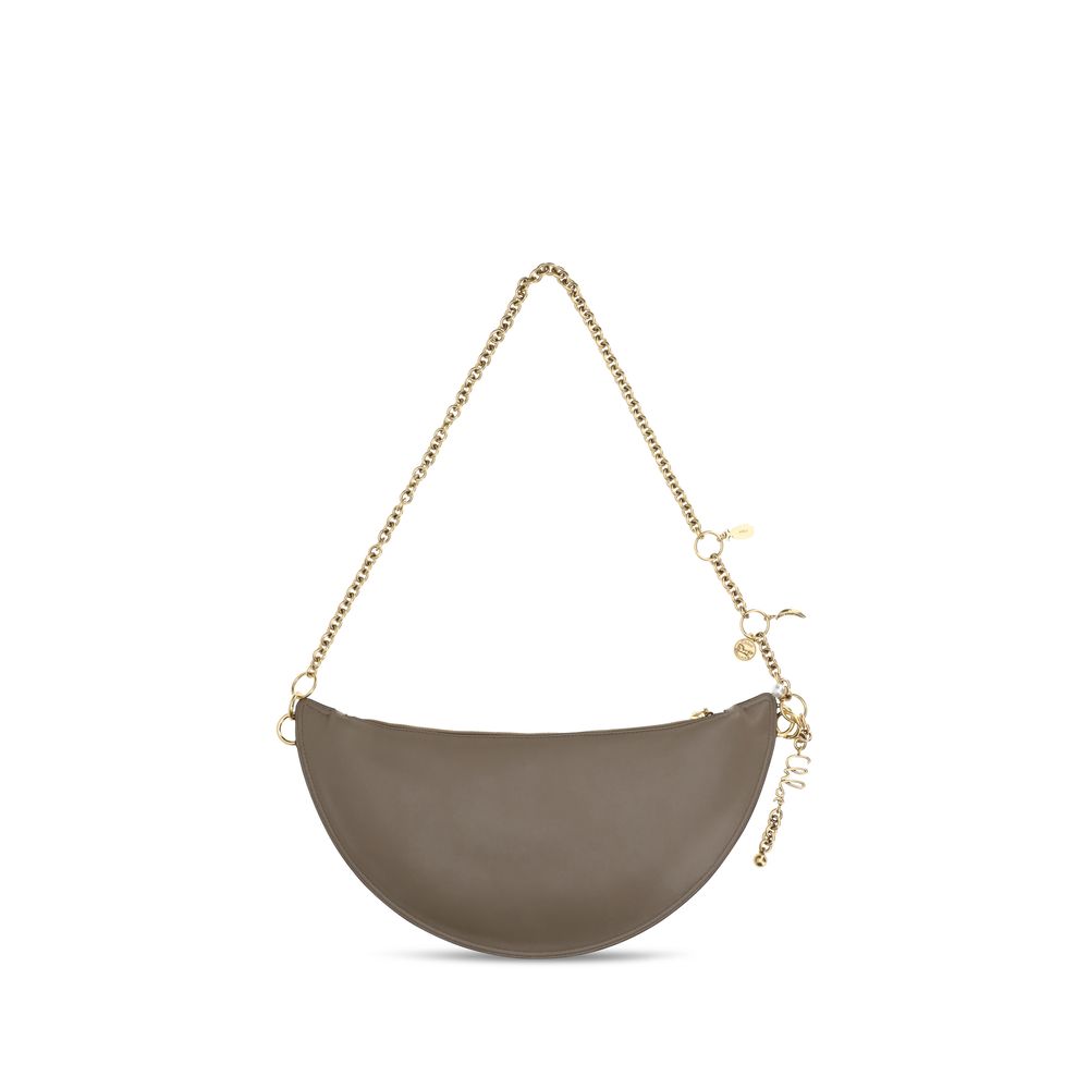 Chloé Grey Bos Taurus Calfskin Shoulder Bag-2
