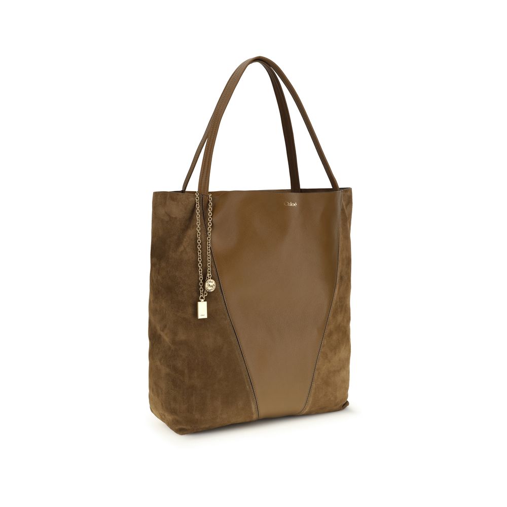 Chloé Brown Calfskin Bos Taurus Shoulder Bag-2