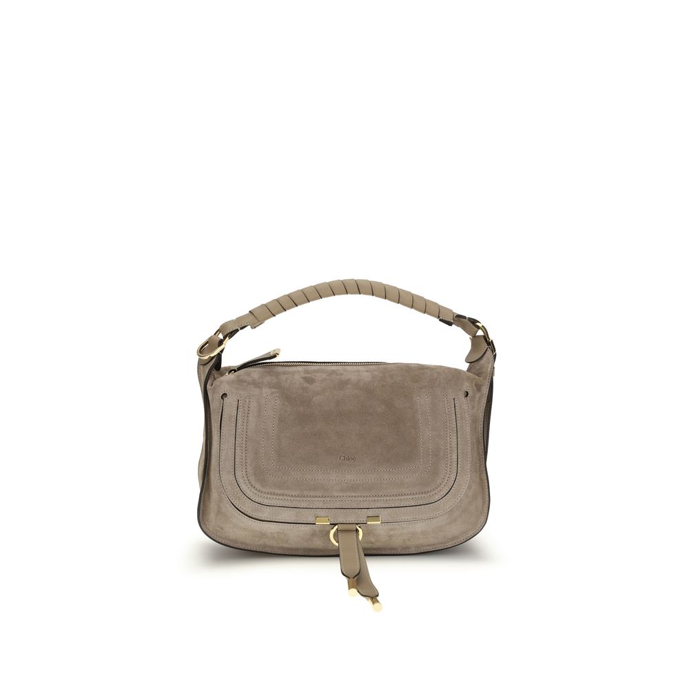 Chloé Beige Kalbsleder Bos Taurus Schultertasche
