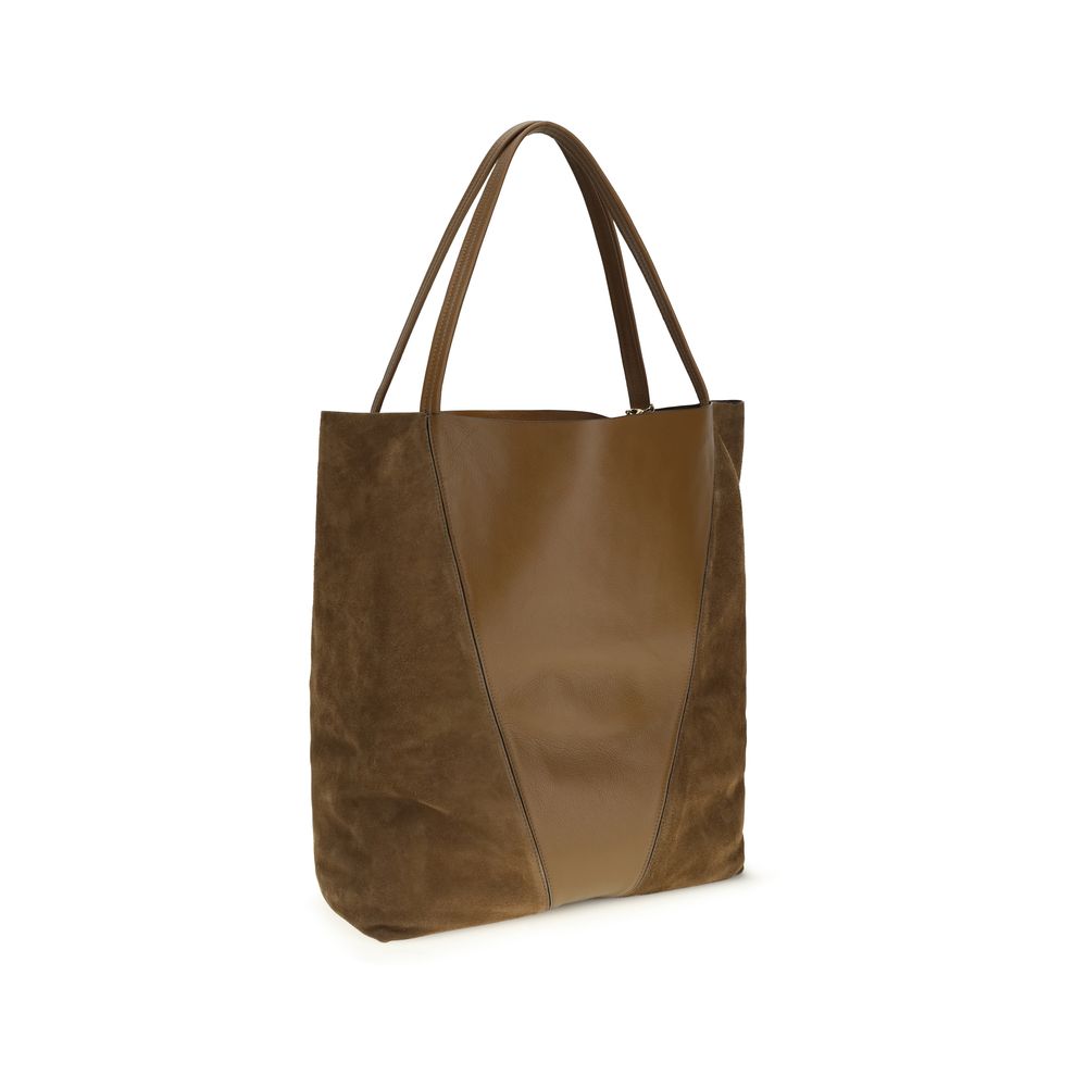 Chloé Brown Calfskin Bos Taurus Shoulder Bag-3