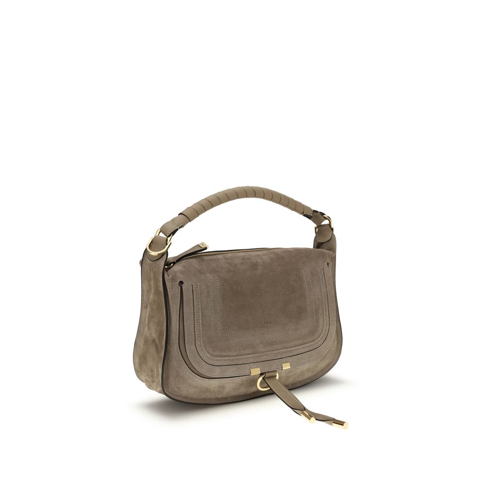 Chloé Beige Kalbsleder Bos Taurus Schultertasche-2
