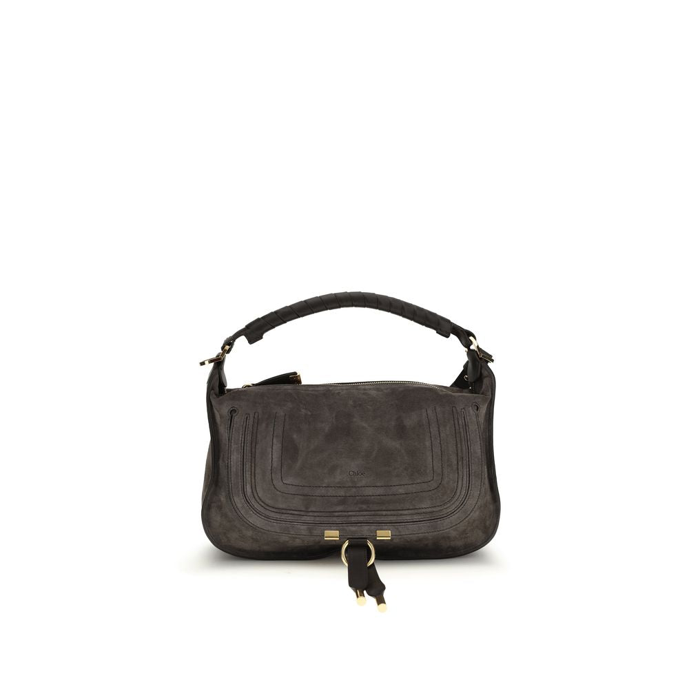 Chloé Braune Kalbsleder Bos Taurus Schultertasche-1