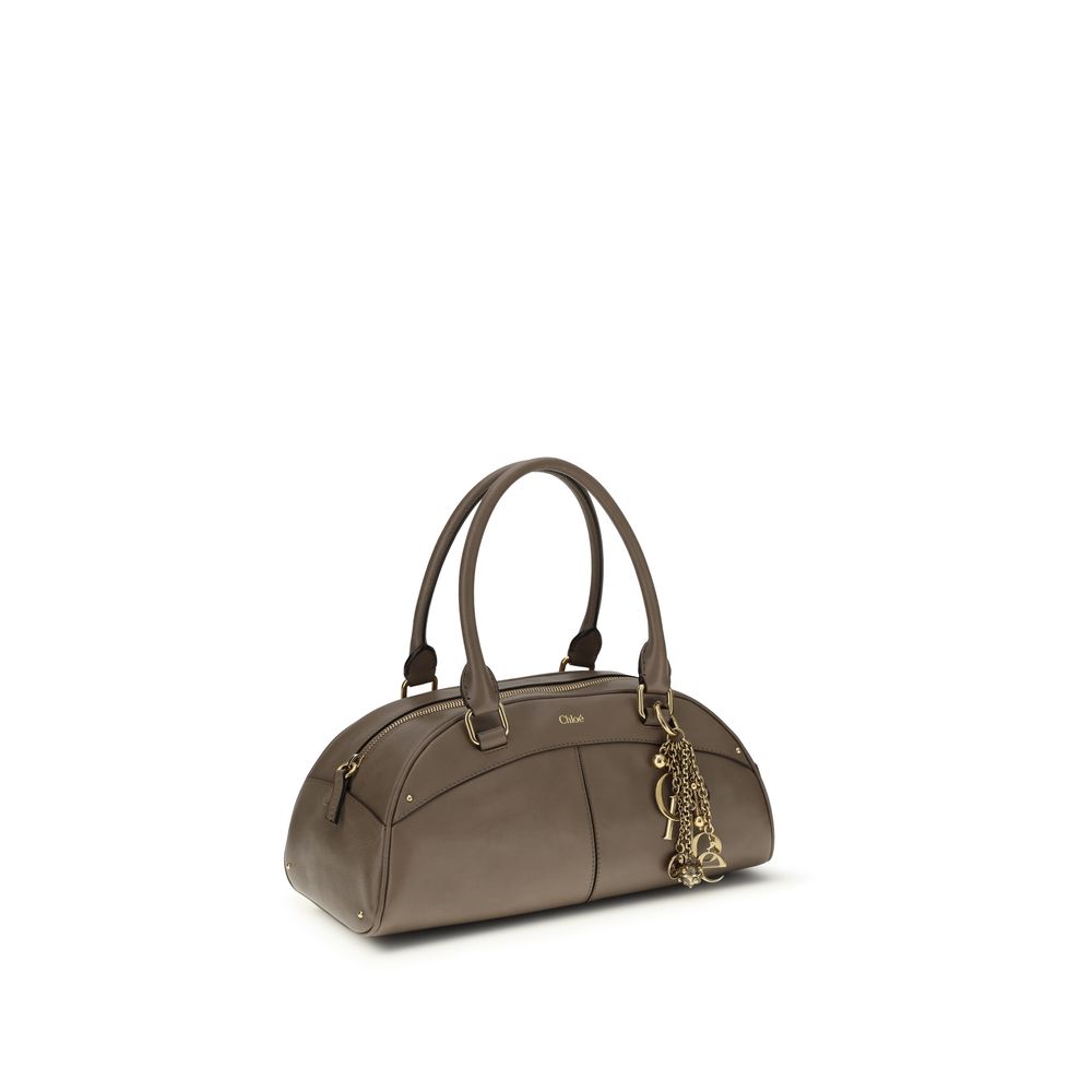Chloé Gray Calfskin Bos Taurus Shoulder Bag-2