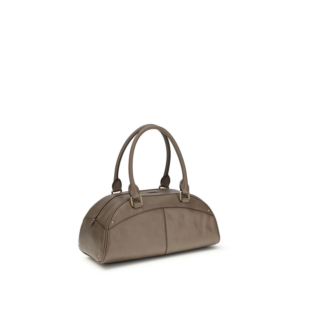 Chloé Gray Calfskin Bos Taurus Shoulder Bag-3