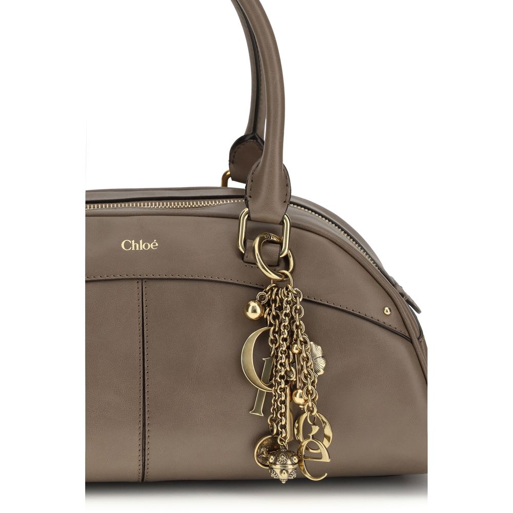 Chloé Gray Calfskin Bos Taurus Shoulder Bag-4