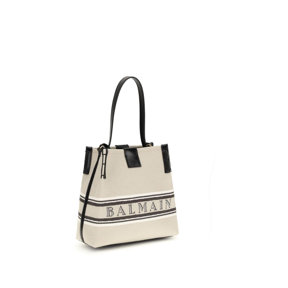 Balmain Beige Cotton Shoulder Bag-2