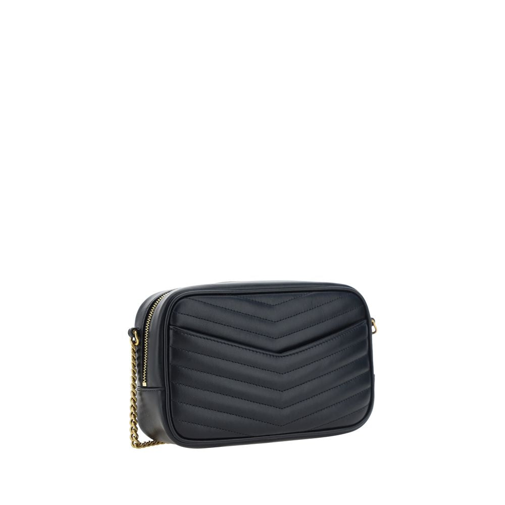 Saint Laurent Black Bos Taurus Calfskin Shoulder Bag-3