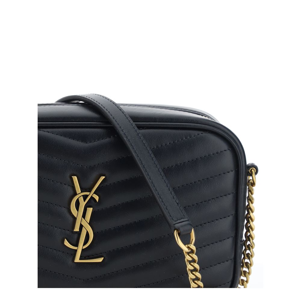 Saint Laurent Black Bos Taurus Calfskin Shoulder Bag-4
