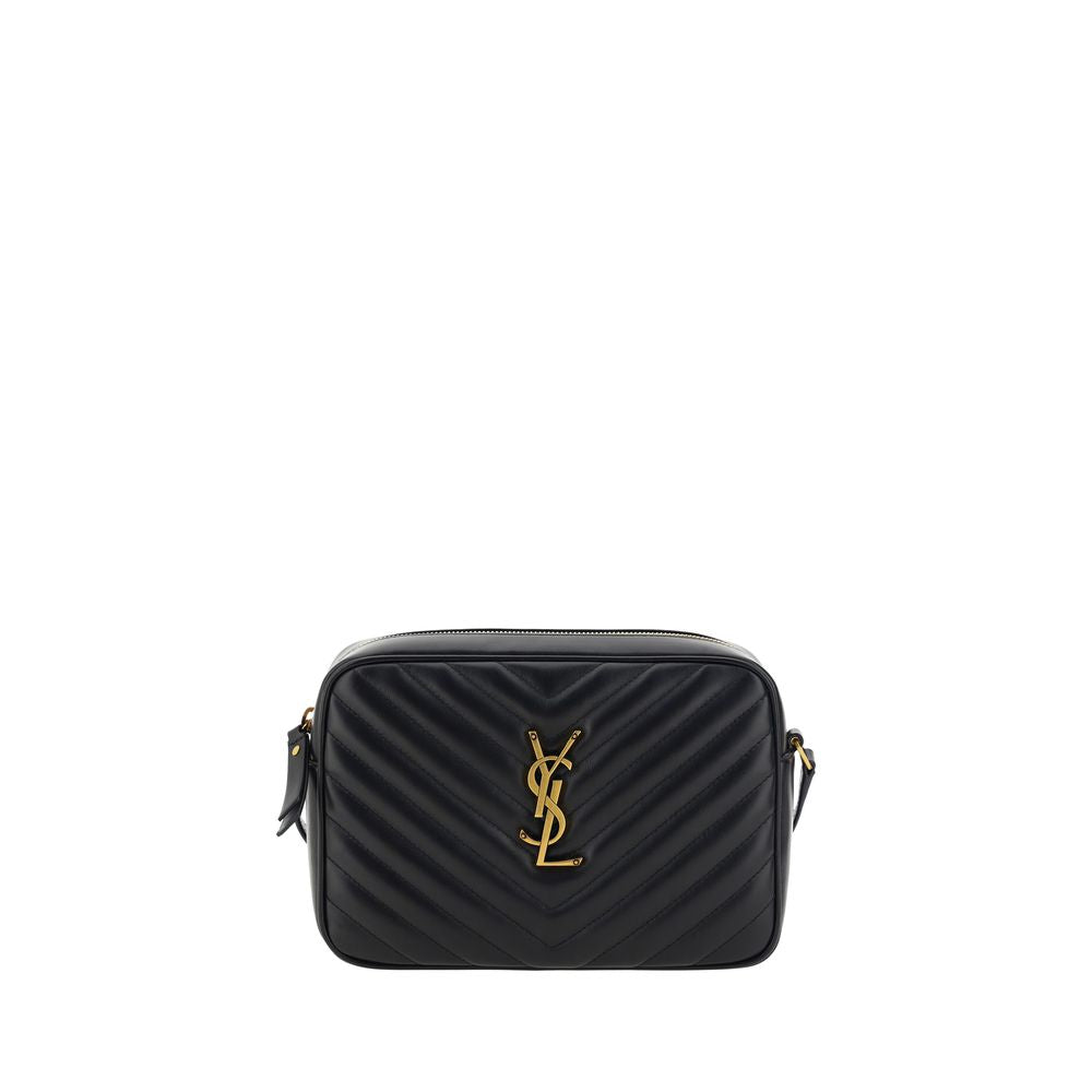 Saint Laurent Black Bos Taurus Calfskin Shoulder Bag-1