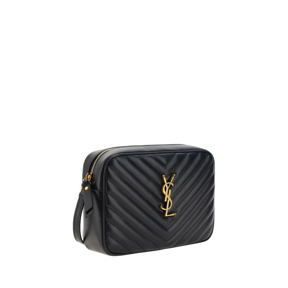 Saint Laurent Black Bos Taurus Calfskin Shoulder Bag-2