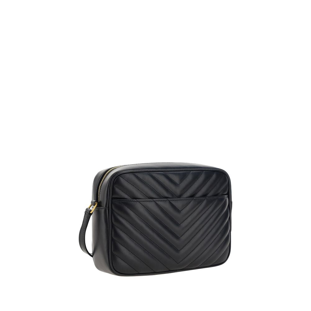 Saint Laurent Black Bos Taurus Calfskin Shoulder Bag-3