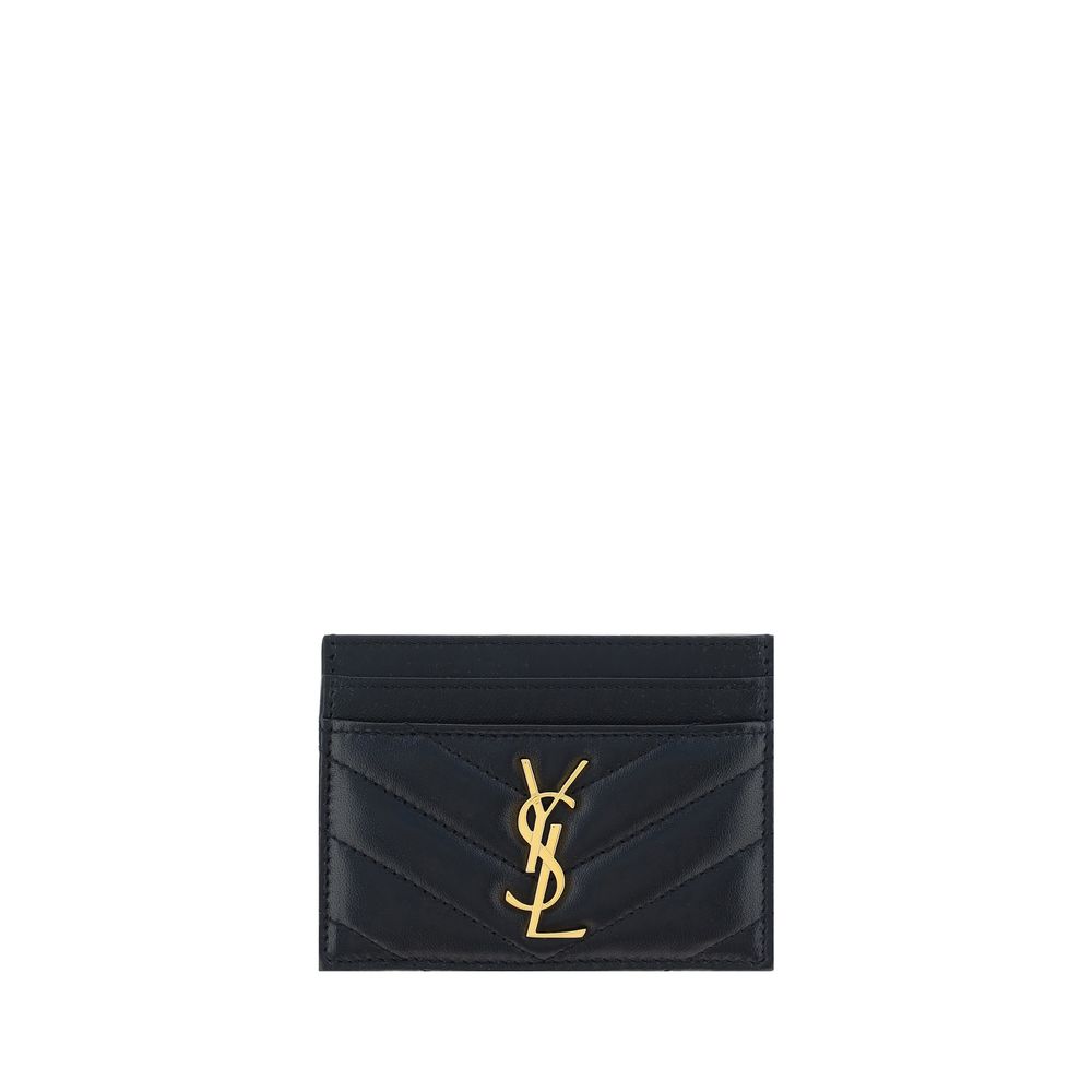 Saint Laurent Black Lamb Ovis Aries Aries Wallet-1