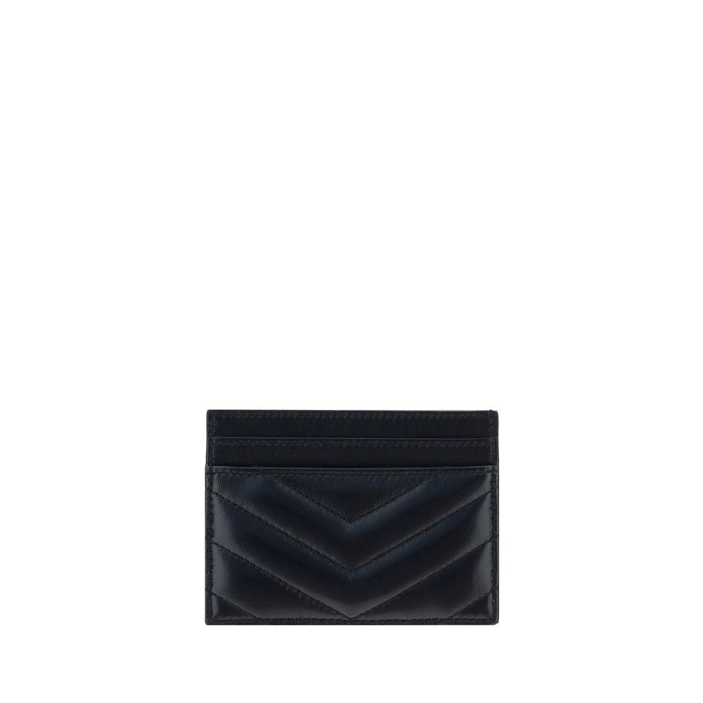 Saint Laurent Black Lamb Ovis Aries Aries Wallet-2