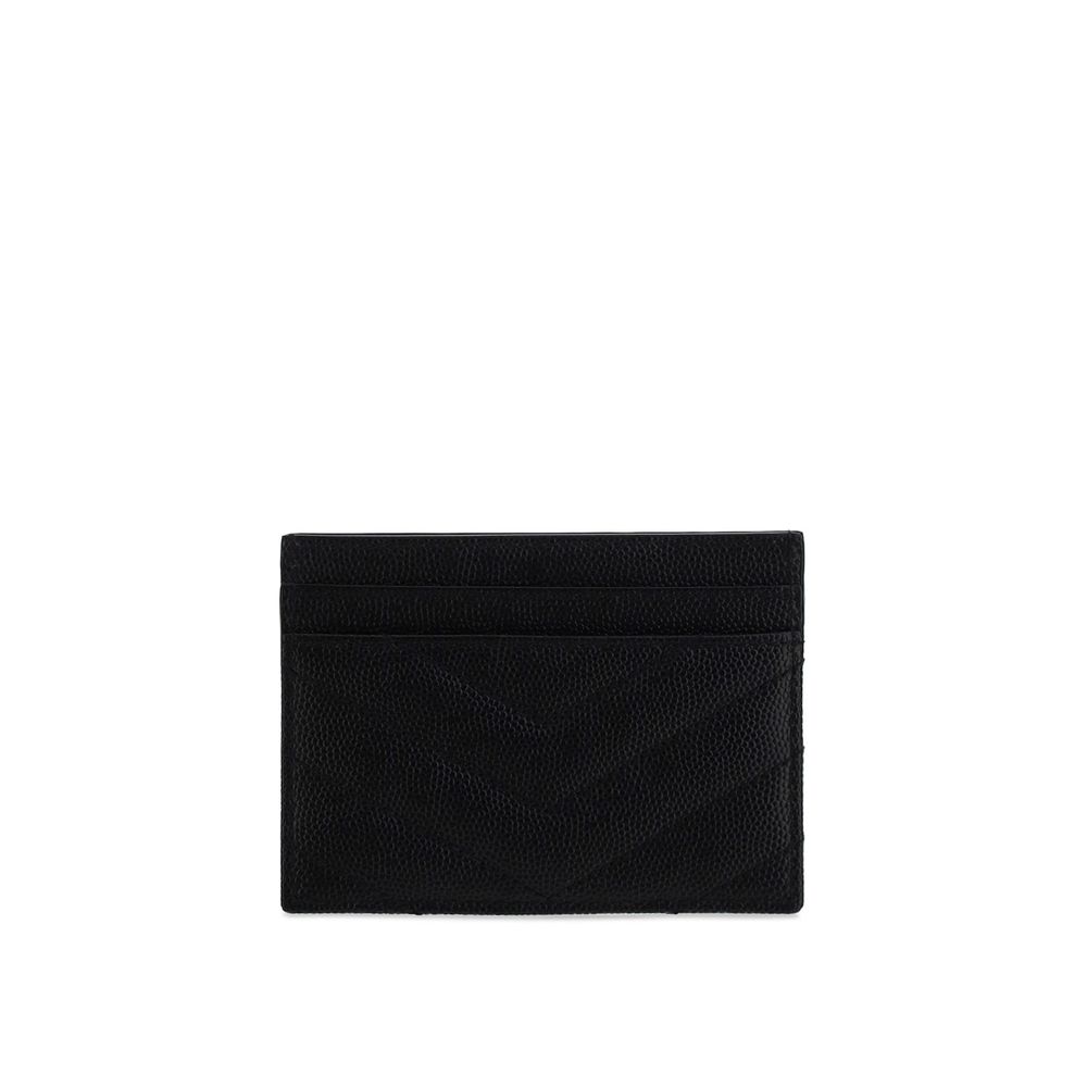 Saint Laurent Black Calfskin Bos Taurus Wallet-2