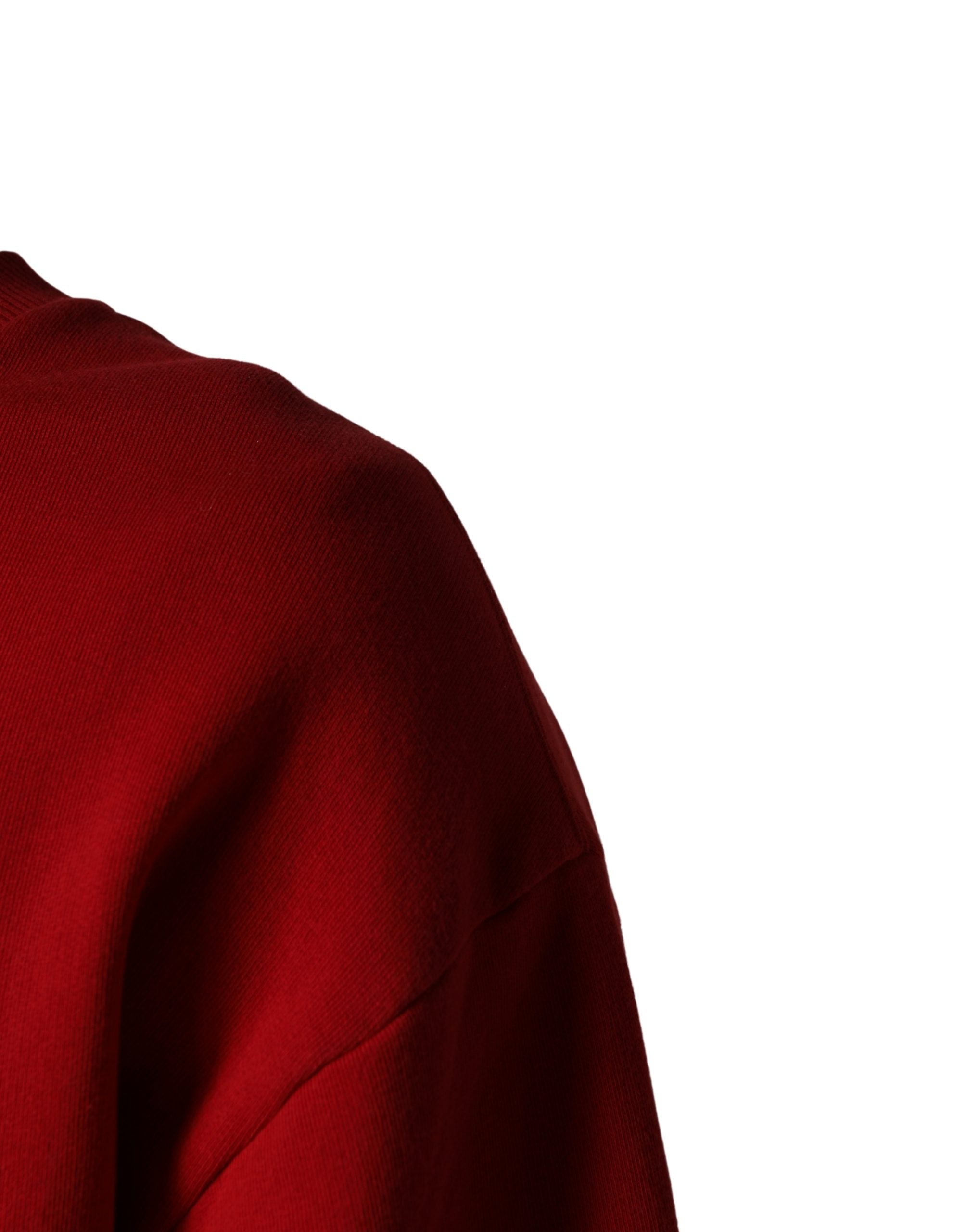 Dolce & Gabbana Men's Graphic Print Crew-Neck Sweatshirt in Red-6