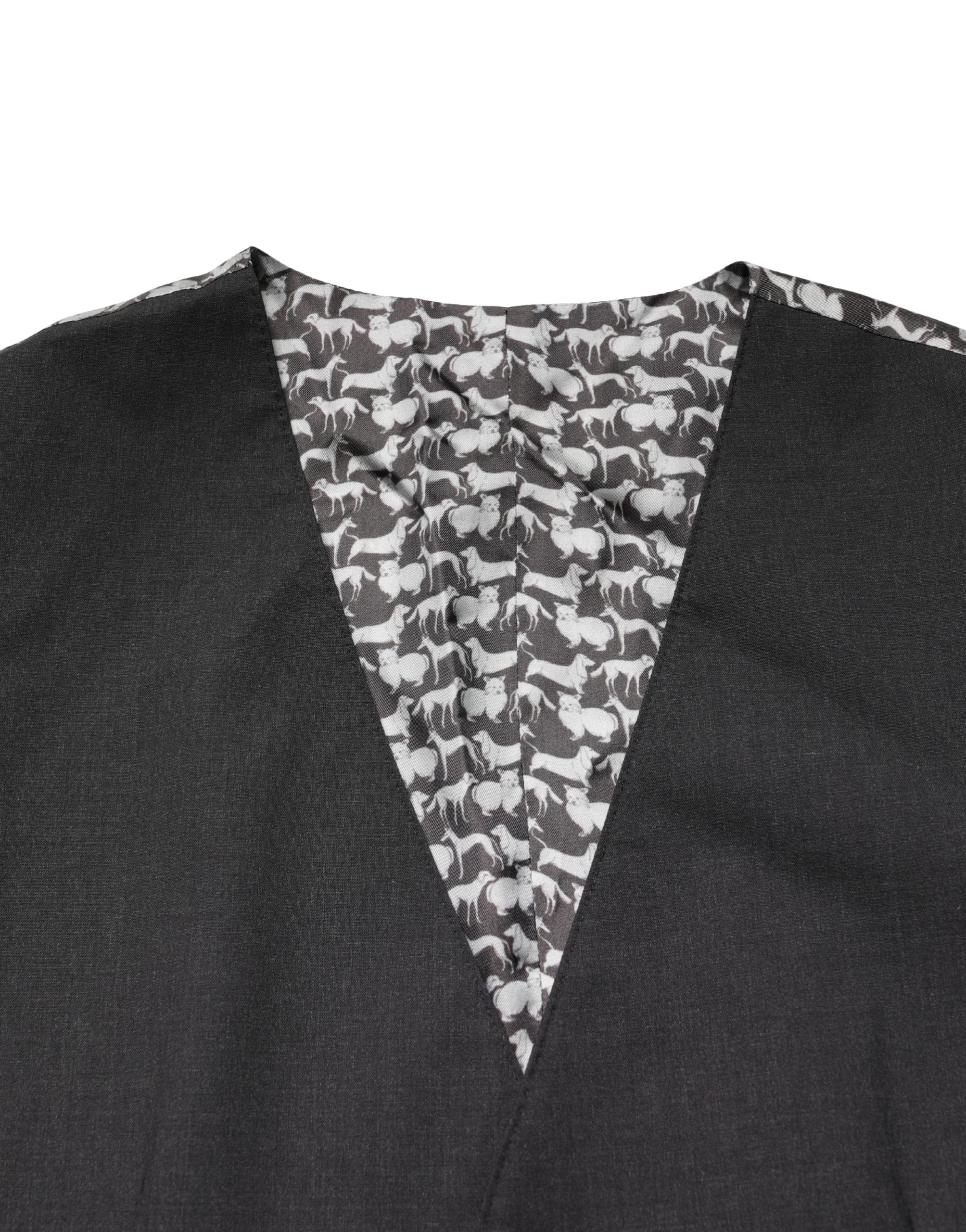 Dolce & Gabbana Black Wool Vest for Men, Formal-6