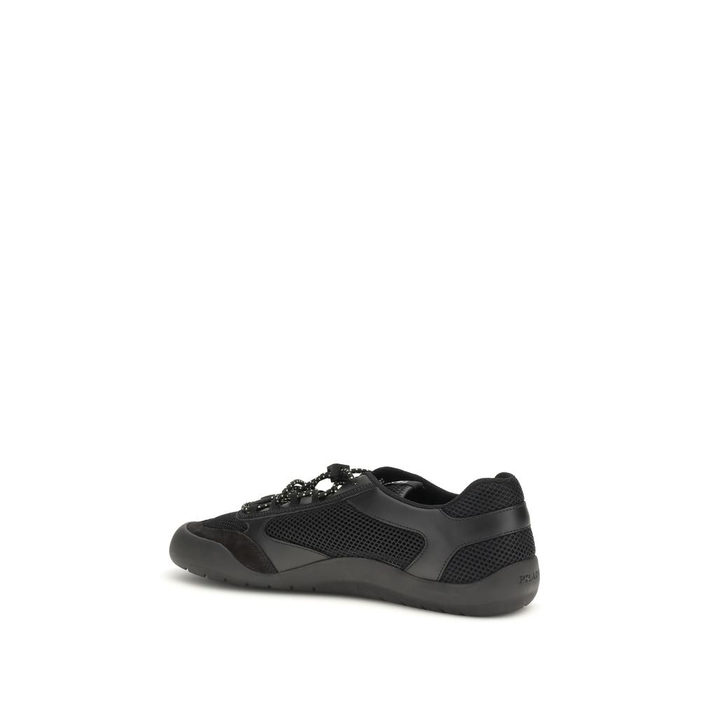 Prada Black Sports Shoes in Polyester-3