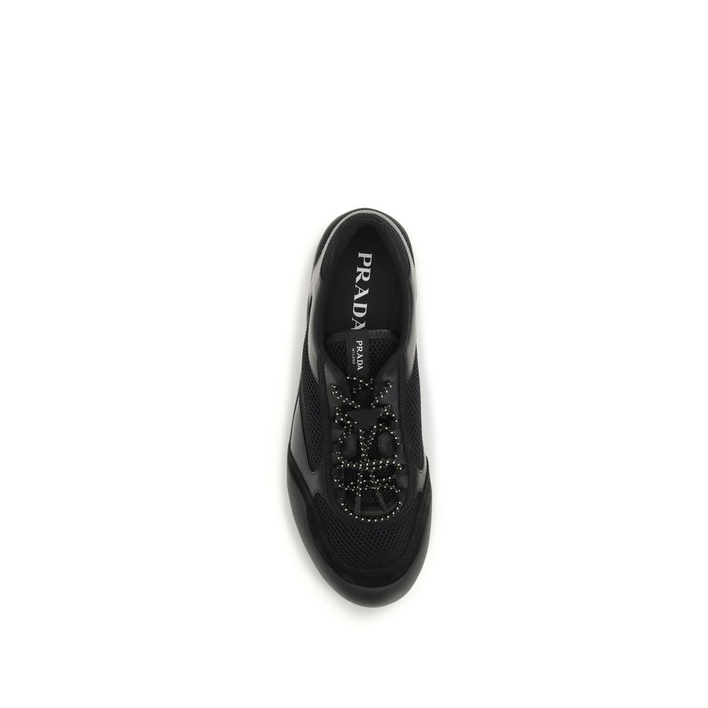 Prada Black Sports Shoes in Polyester-4