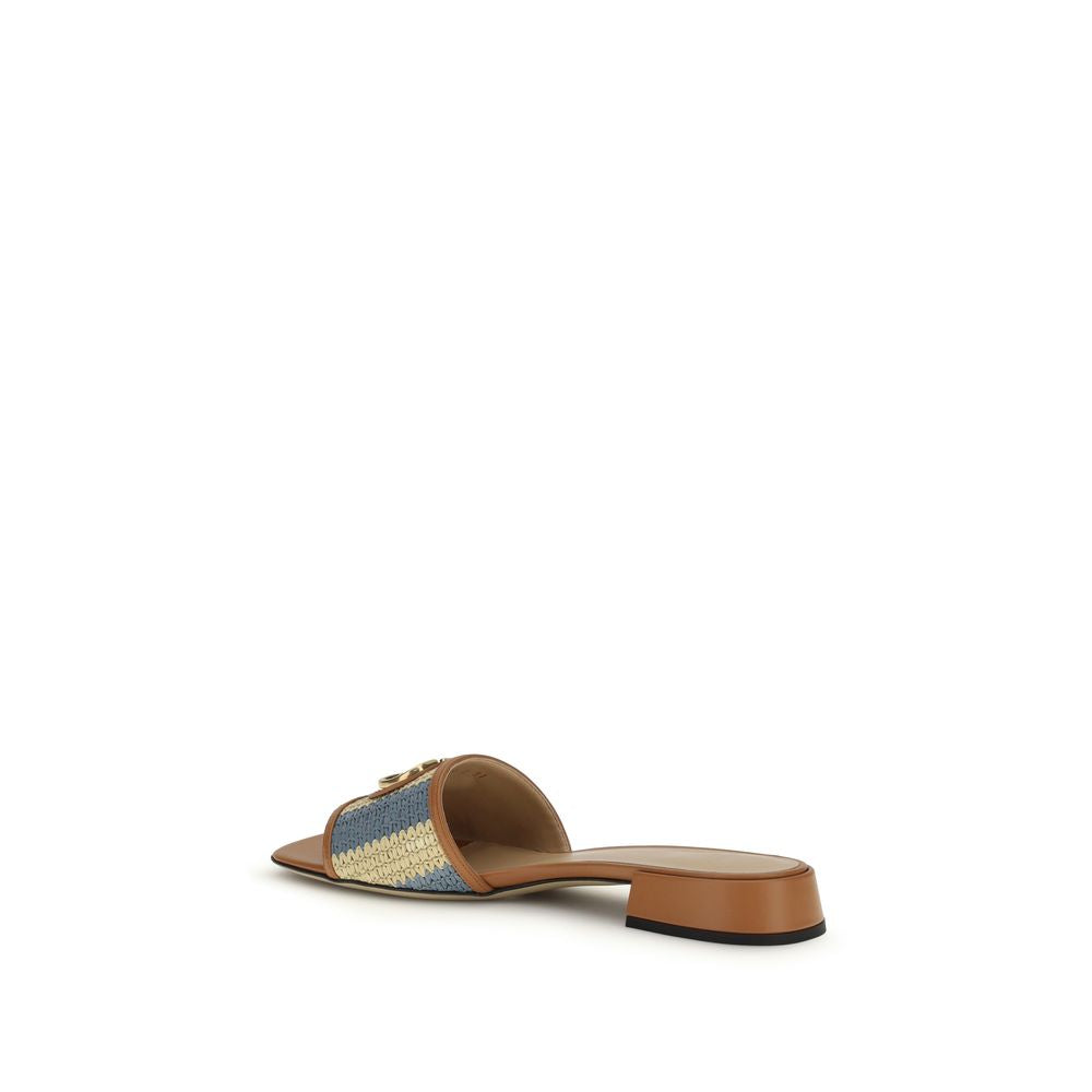 Valentino Garavani Multicolor Calf Leather Bos Taurus Sandalen-3