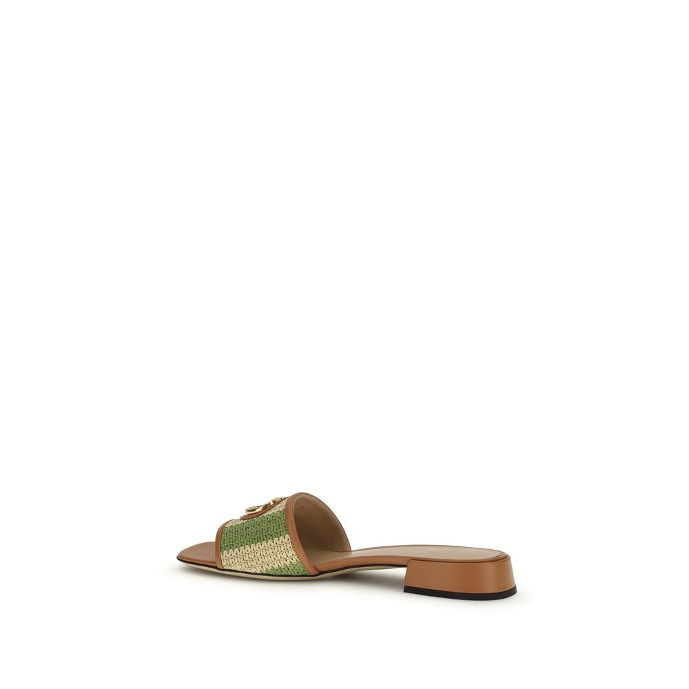 Valentino Garavani Multicolor Calf Leather Bos Taurus Sandals-3