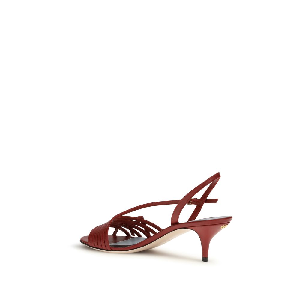 Valentino Garavani Multicolor Goatskin Strap-On Sandals-3