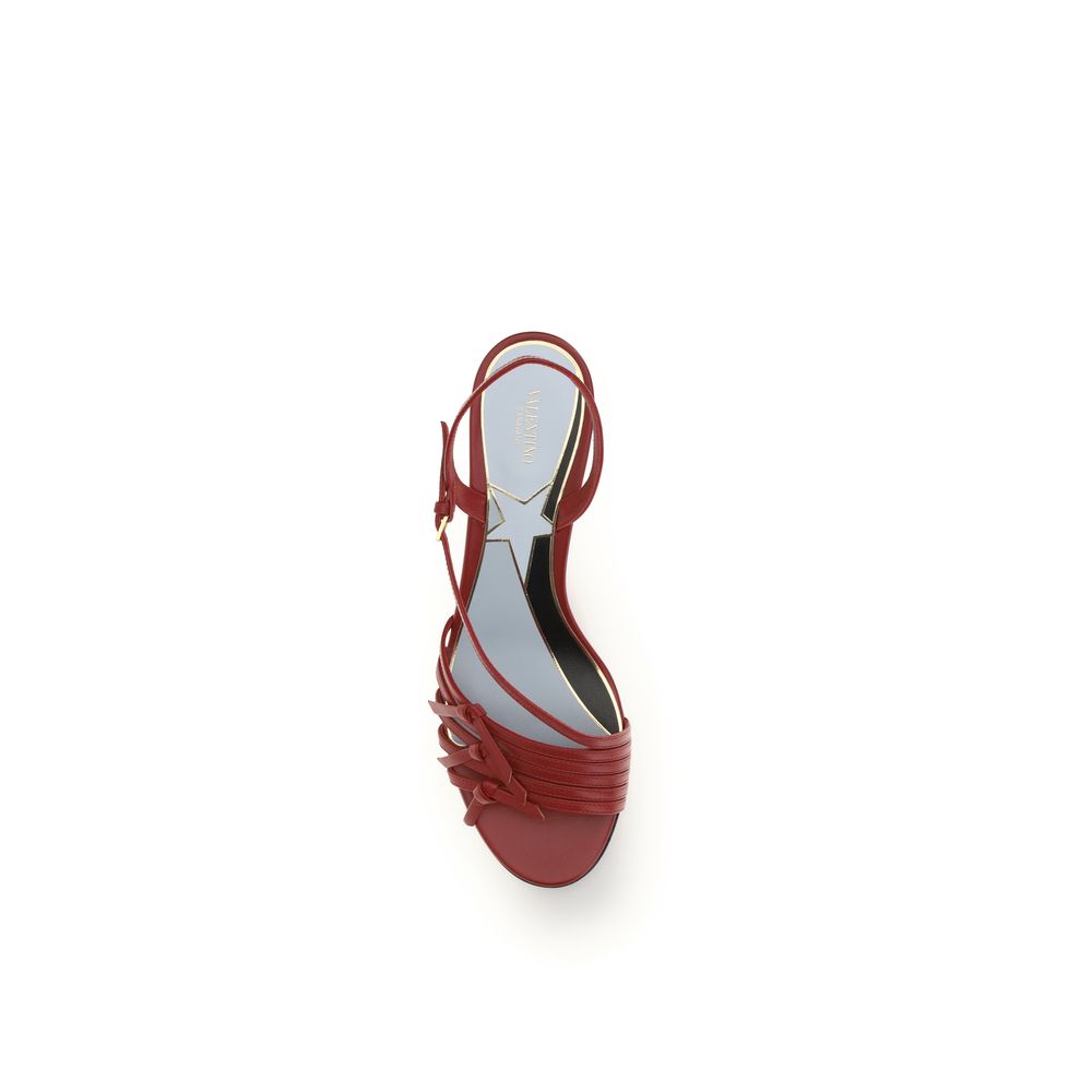 Valentino Garavani Multicolor Goatskin Strap-On Sandals-4