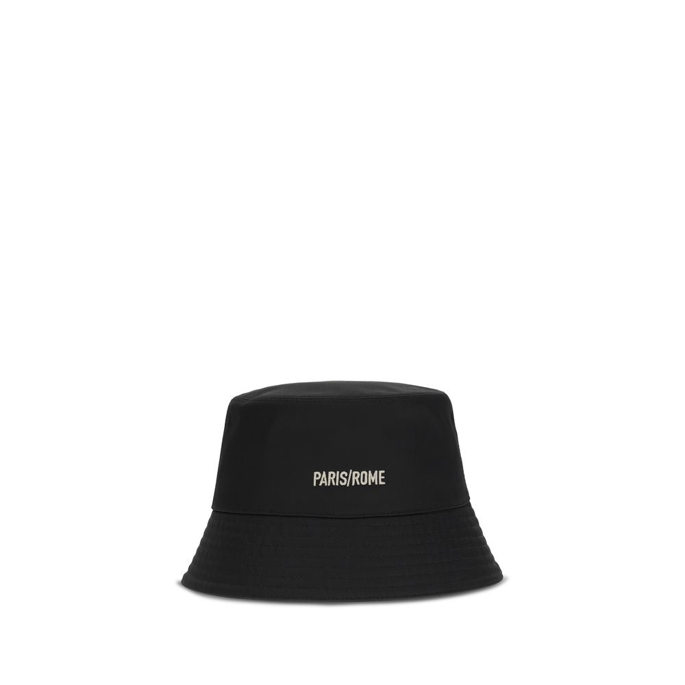 Valentino Garavani Black Cotton Bucket Hat-2