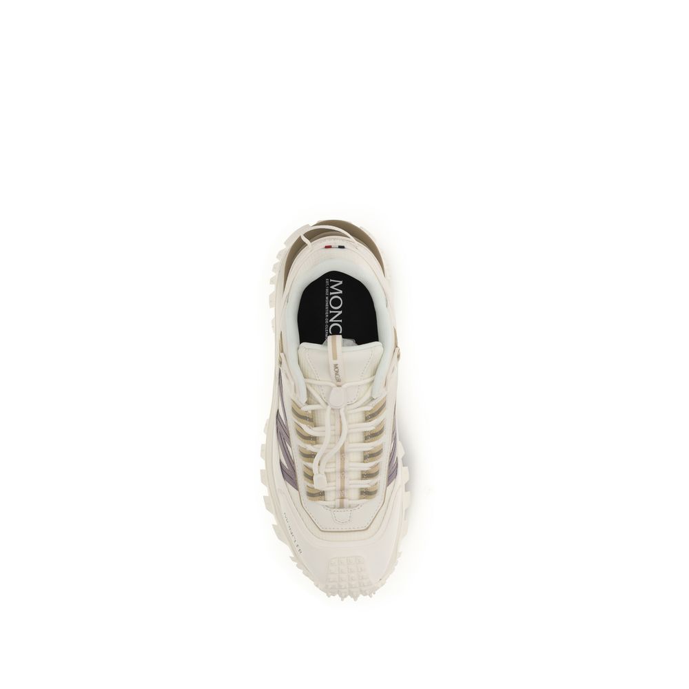 Moncler White Bos Taurus Calfskin Sneakers-4